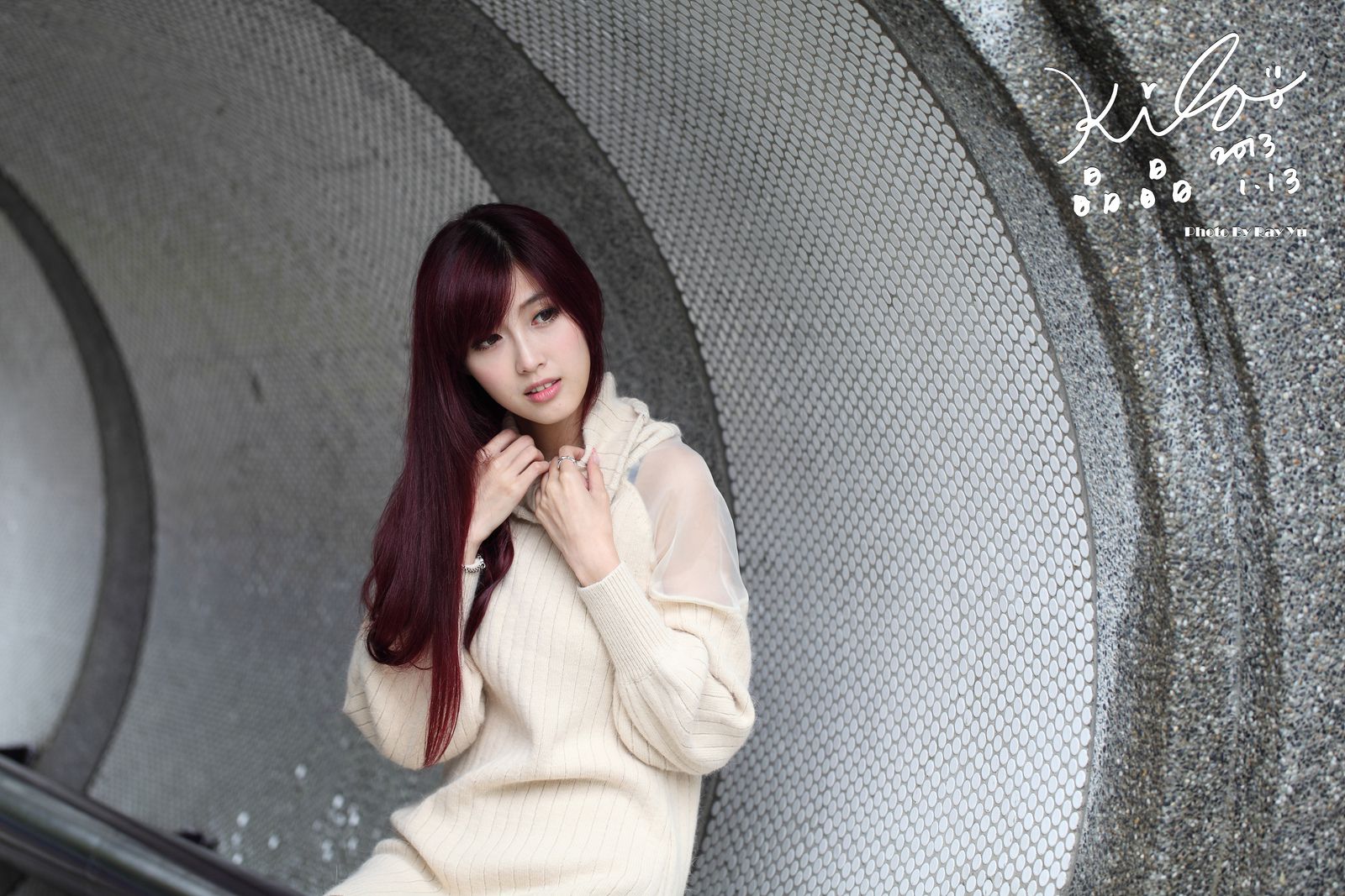 Kila晶晶/廖挺伶《针织衫套裙街拍》-图58