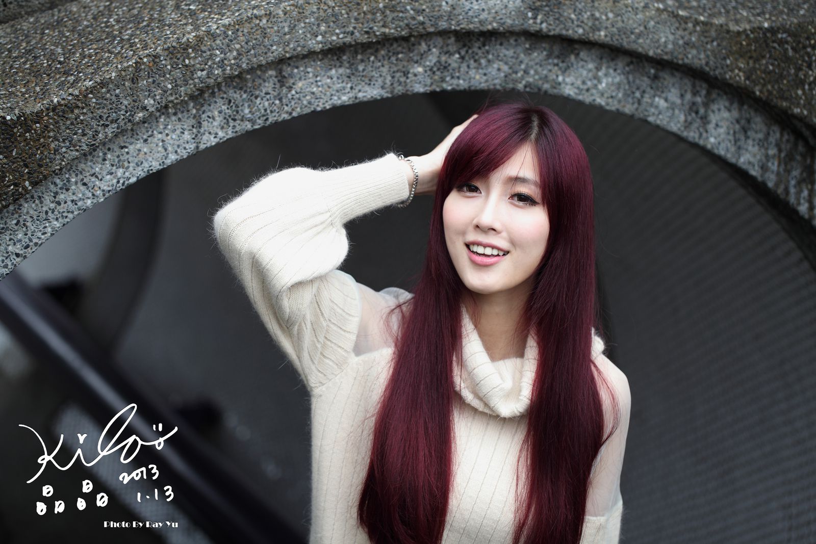 Kila晶晶/廖挺伶《针织衫套裙街拍》-图61