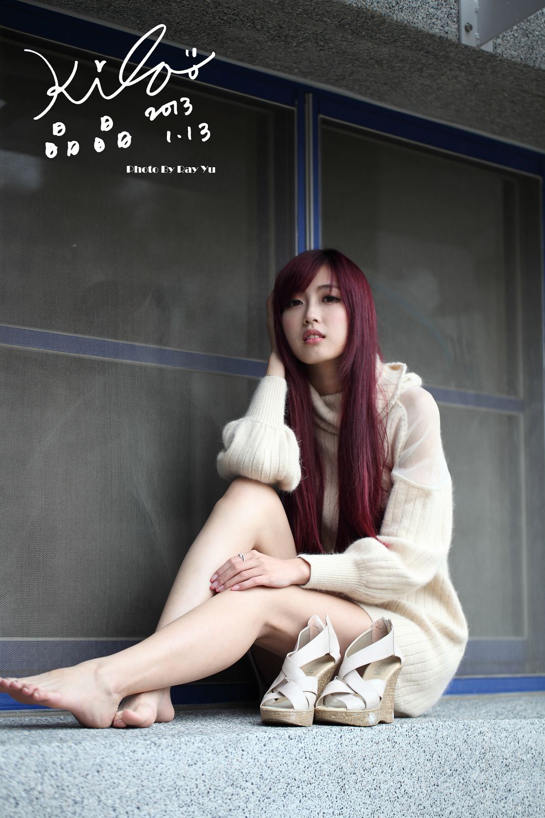 Kila晶晶/廖挺伶《针织衫套裙街拍》-图67