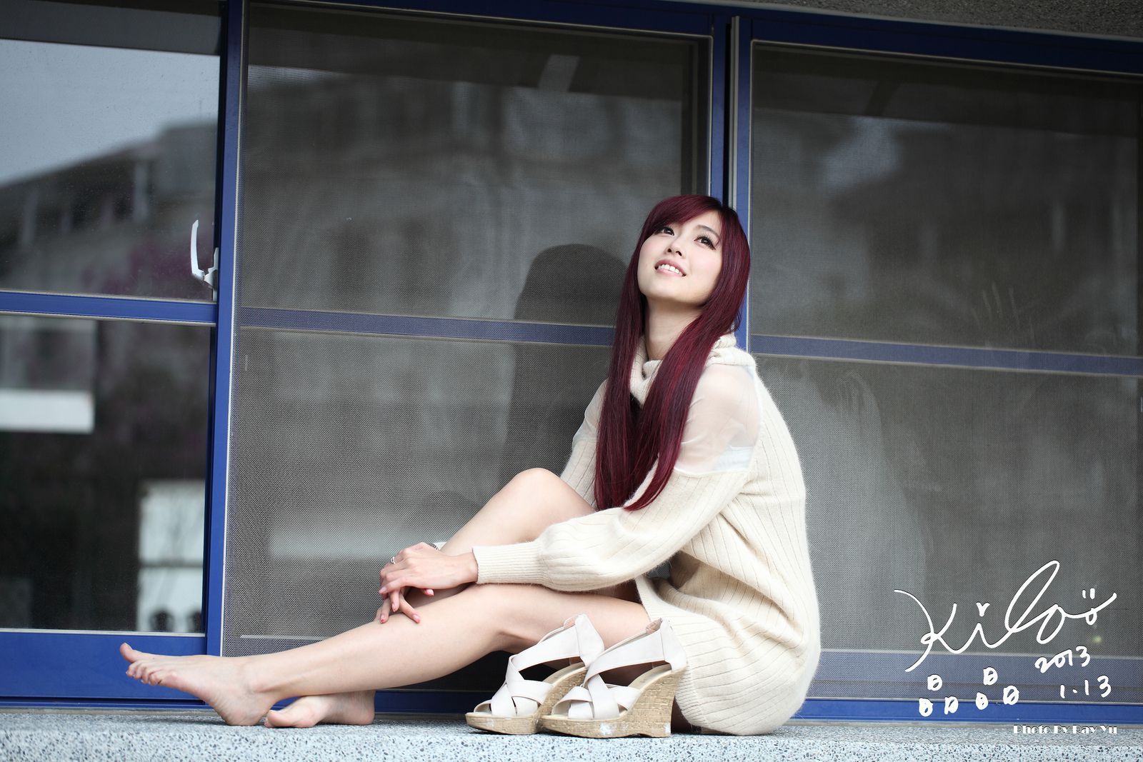 Kila晶晶/廖挺伶《针织衫套裙街拍》-图68