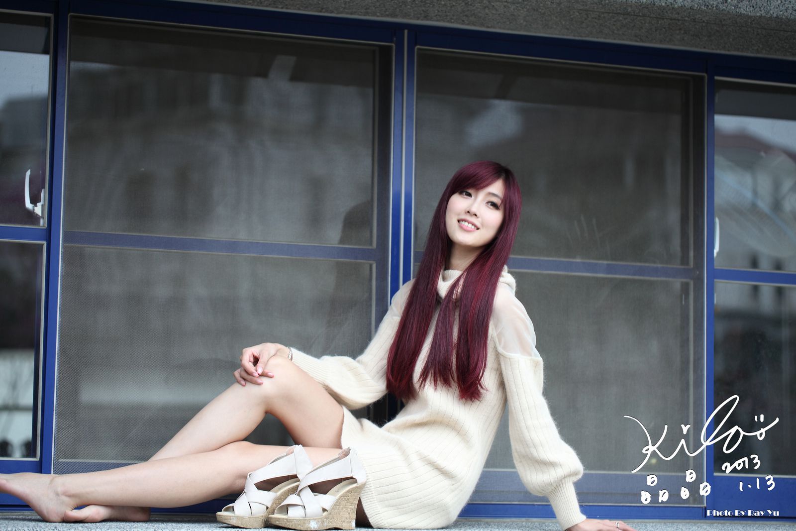 Kila晶晶/廖挺伶《针织衫套裙街拍》-图69