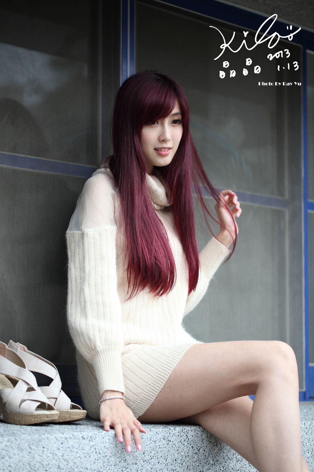 Kila晶晶/廖挺伶《针织衫套裙街拍》-图71