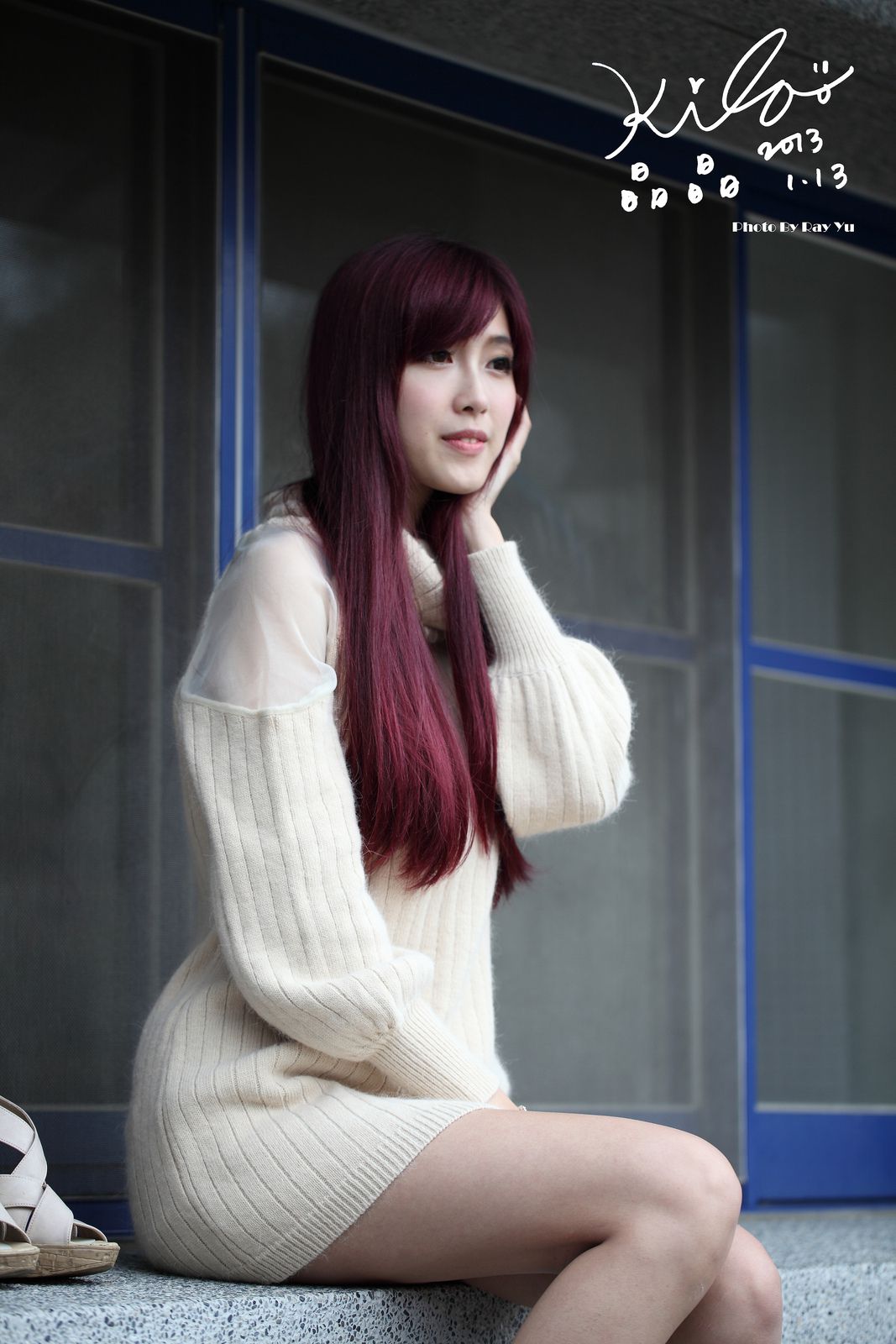 Kila晶晶/廖挺伶《针织衫套裙街拍》-图72