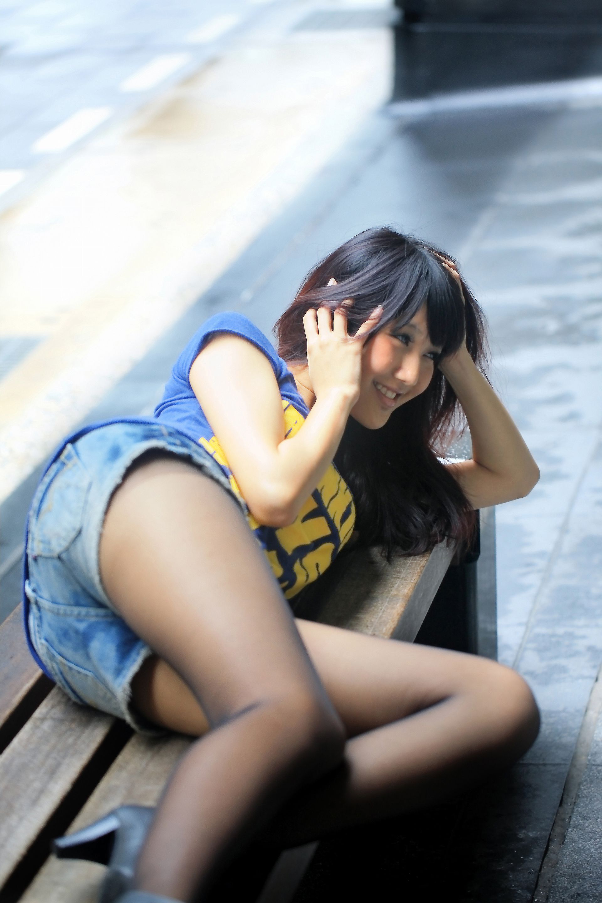 台湾黑丝教主Jill/陈玮廷《街拍图片大合集》写真合集-图16