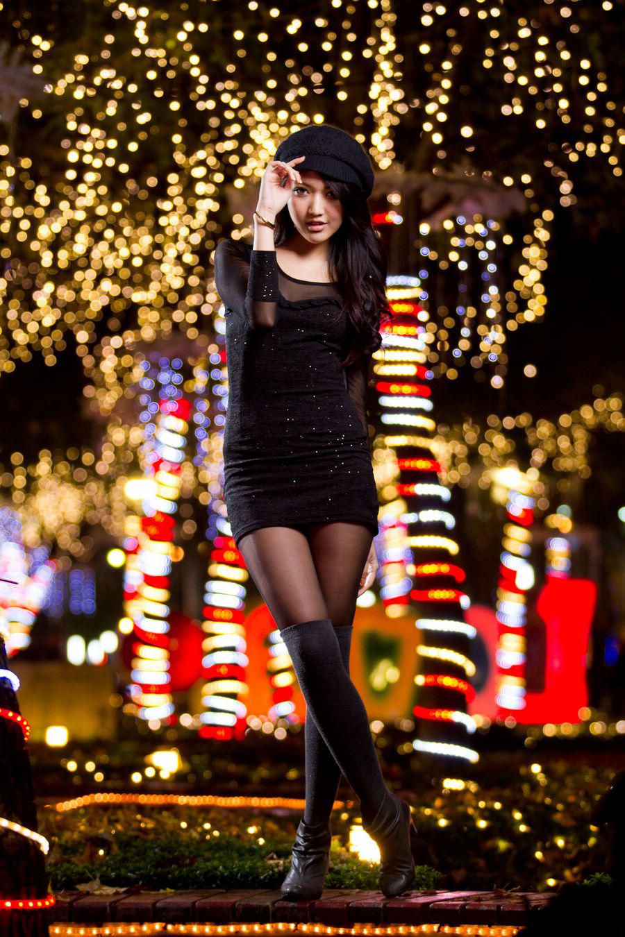 台湾黑丝教主Jill/陈玮廷《街拍图片大合集》写真合集-图62