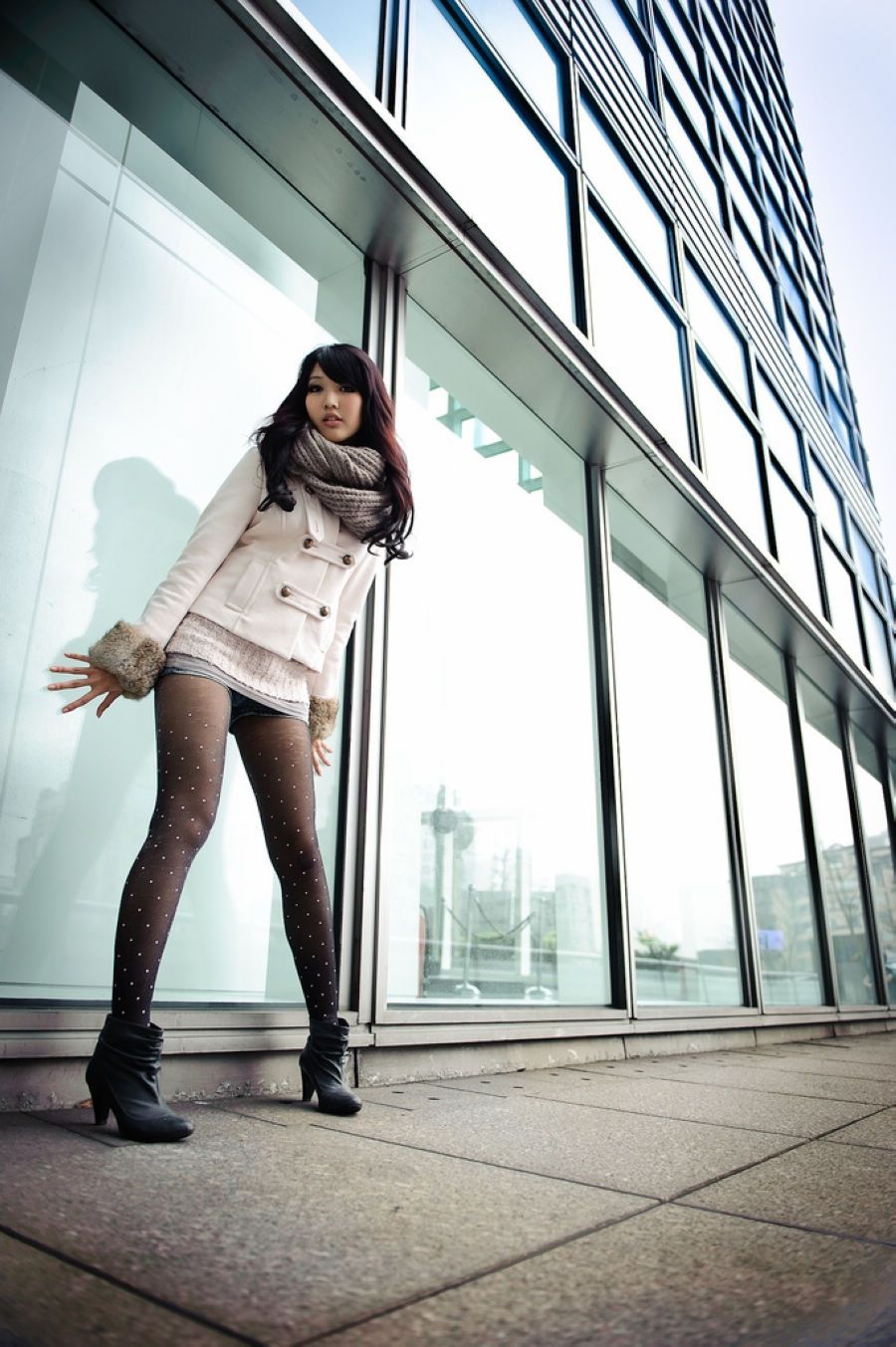 台湾黑丝教主Jill/陈玮廷《街拍图片大合集》写真合集-图75