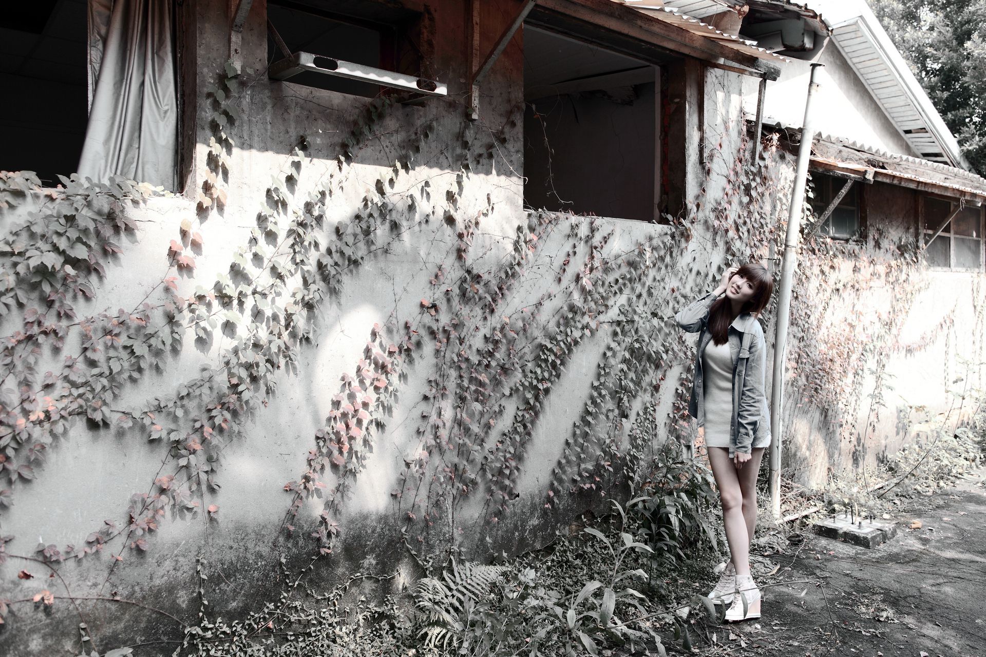 廖挺伶/Kila晶晶《牛仔美腿系列图片》写真合集-图16