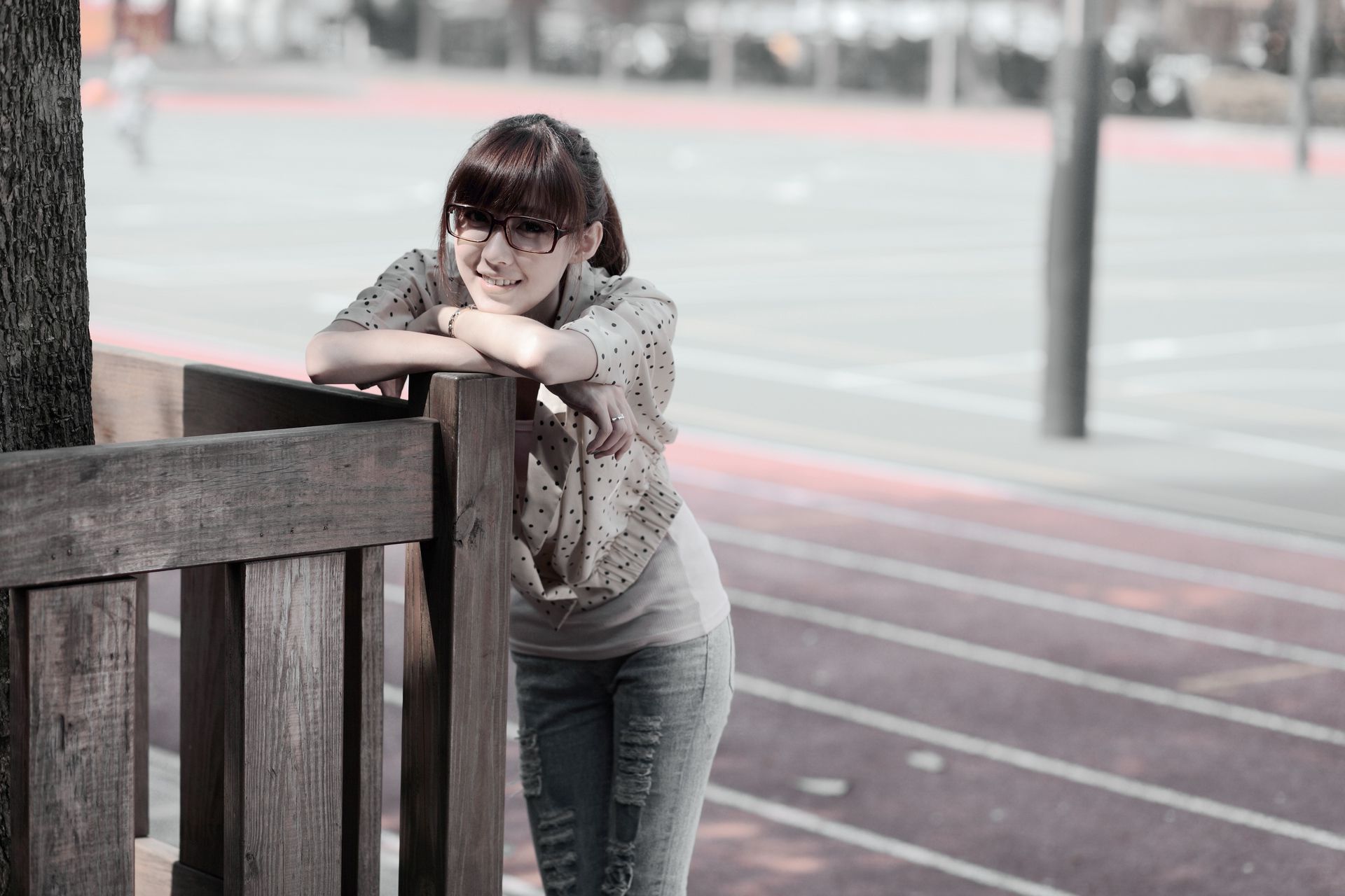 廖挺伶/Kila晶晶《牛仔美腿系列图片》写真合集-图22