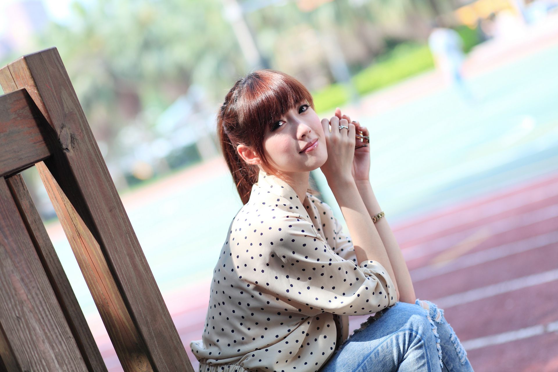 廖挺伶/Kila晶晶《牛仔美腿系列图片》写真合集-图29