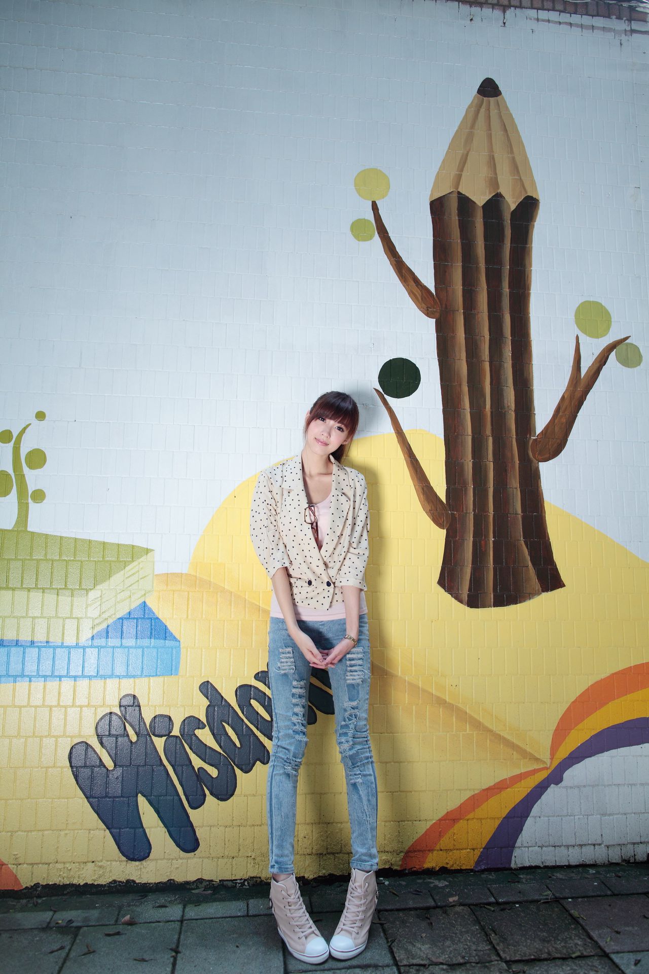 廖挺伶/Kila晶晶《牛仔美腿系列图片》写真合集-图37