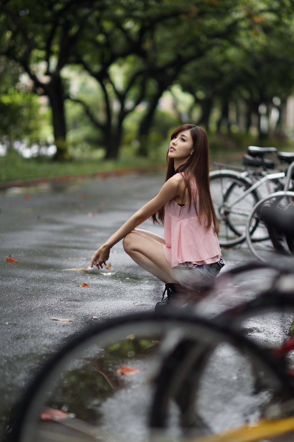 廖挺伶/Kila晶晶《牛仔美腿系列图片》写真合集-图46