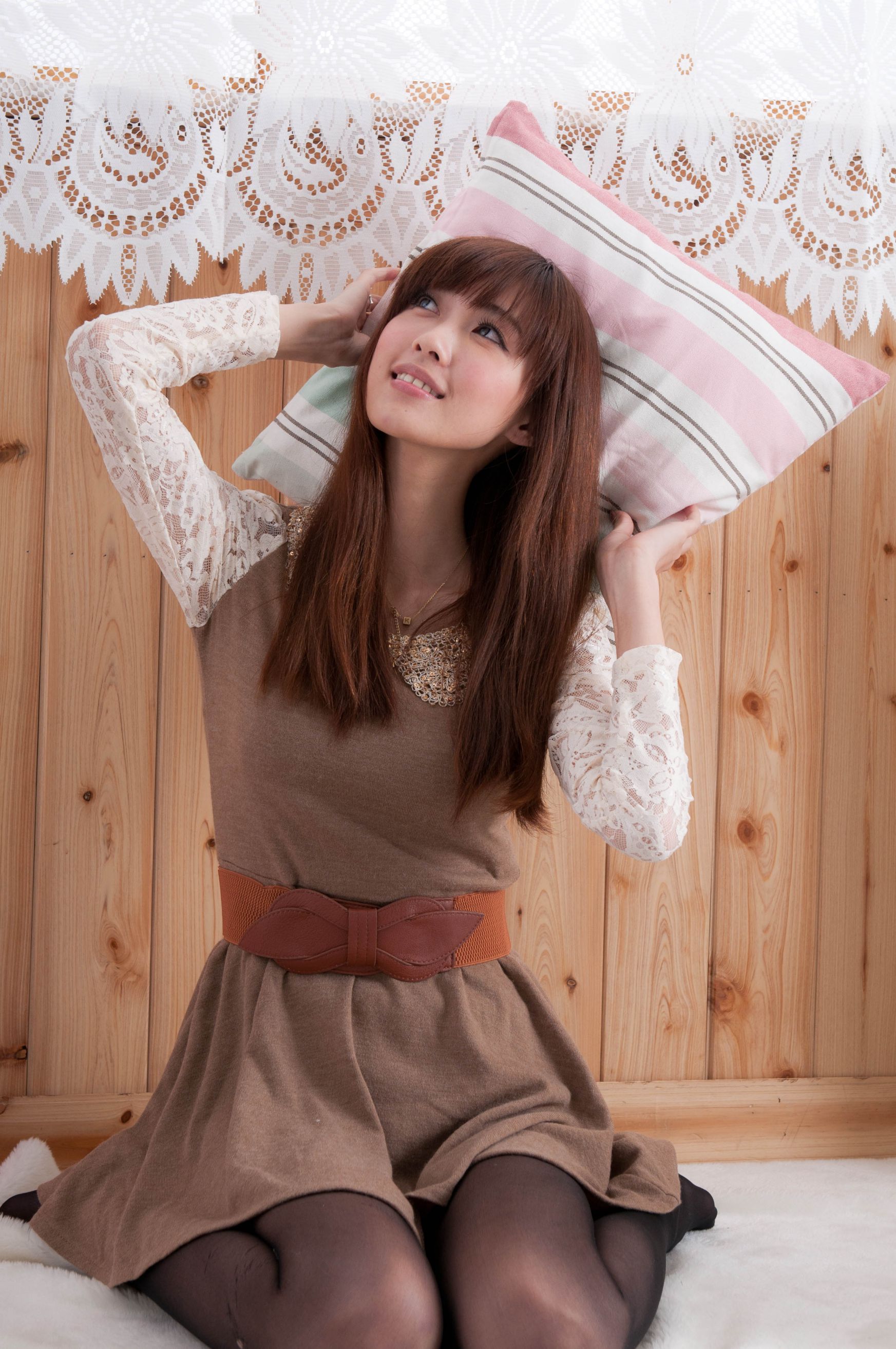 台湾女神Kila晶晶《居家黑丝甜妹子》-图24