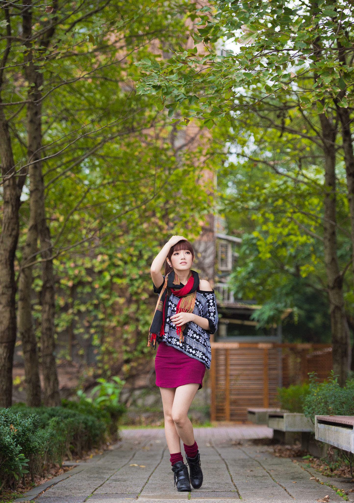 台湾模特林岗怡Didy《小清新3组连衣裙》写真合集-图38