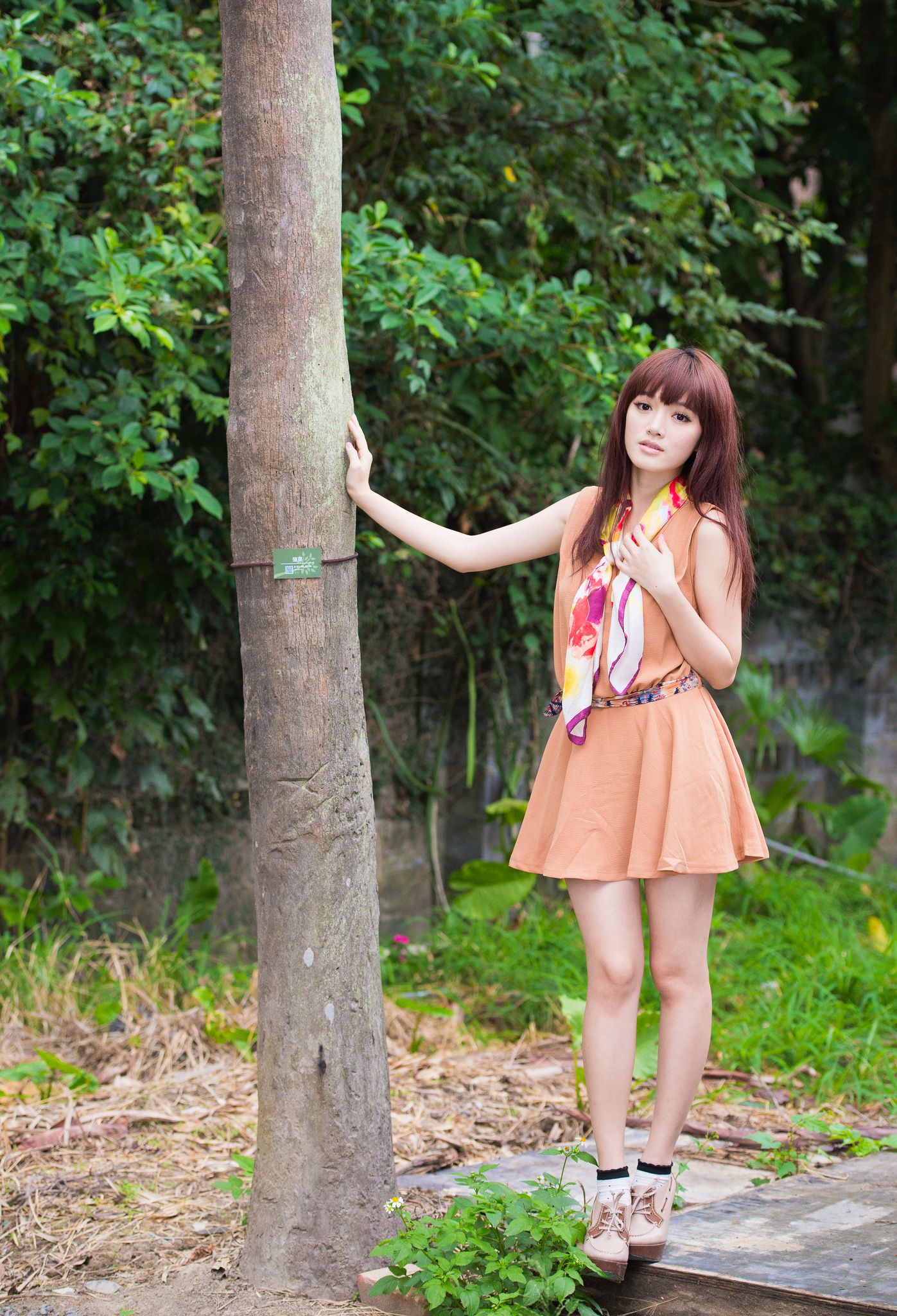 台湾模特林岗怡Didy《小清新3组连衣裙》写真合集-图53