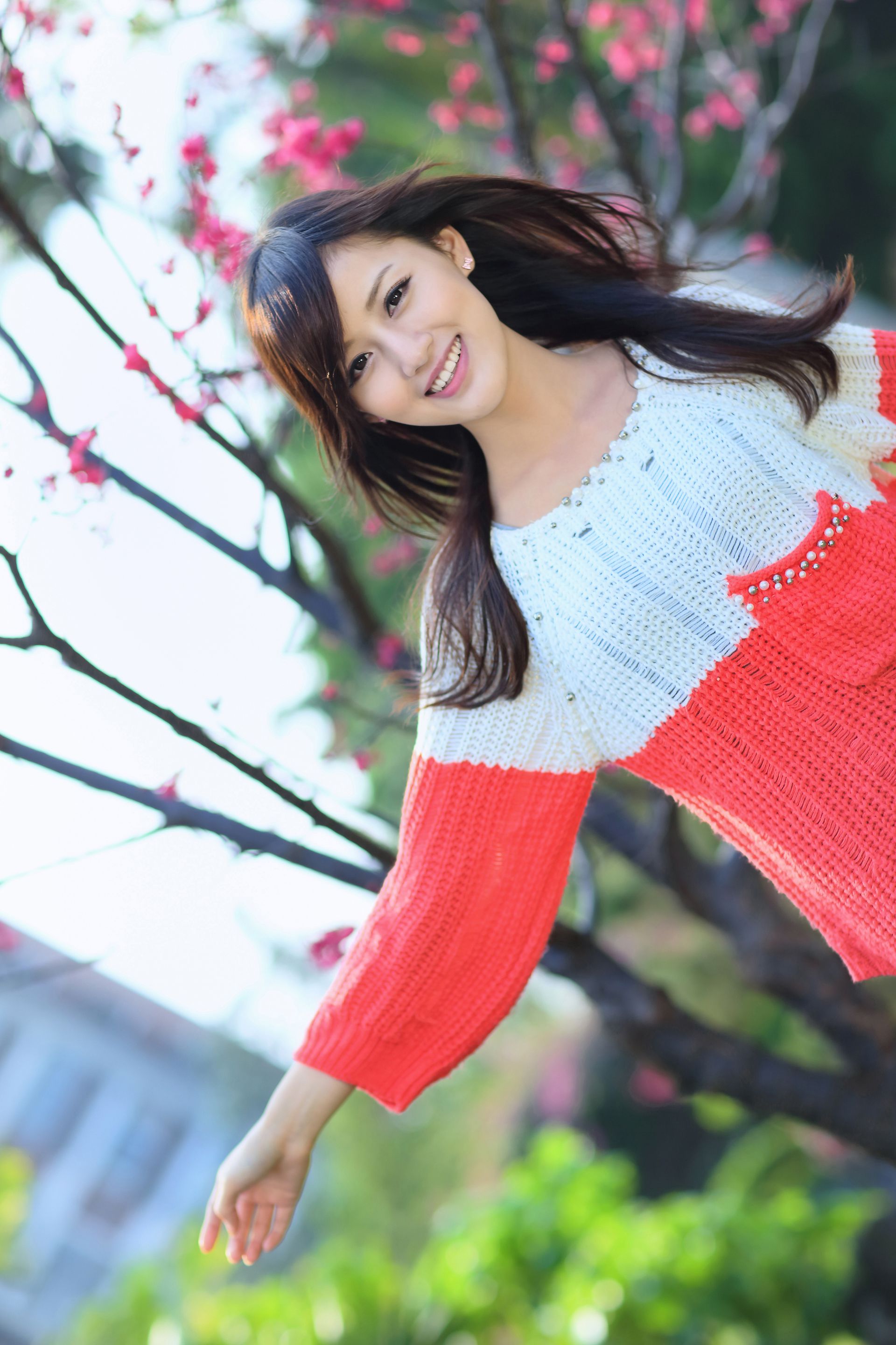 台湾美女鐘幸村/梁以辰《雙溪公園外拍》-图0