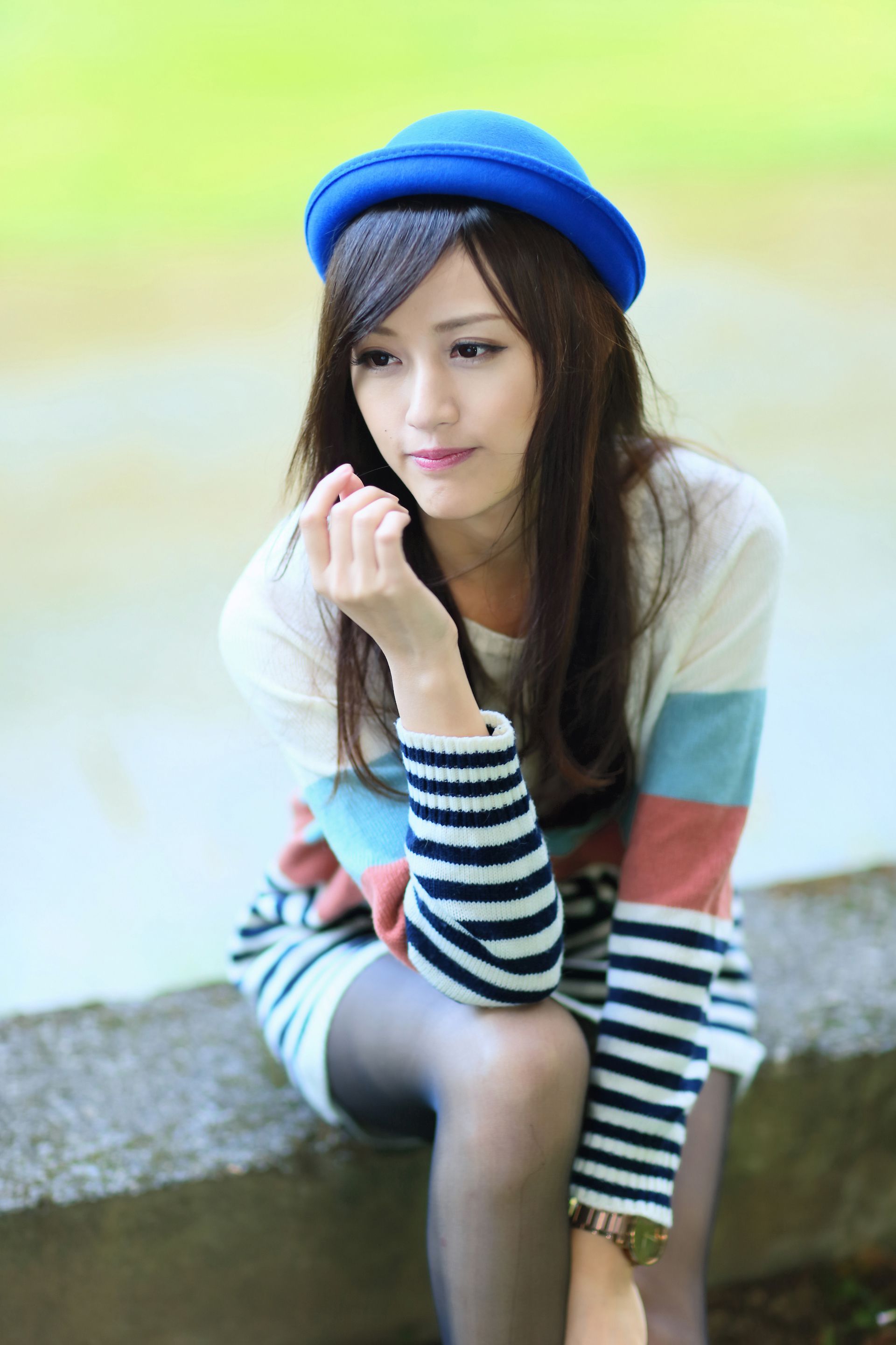 台湾美女鐘幸村/梁以辰《雙溪公園外拍》-图17