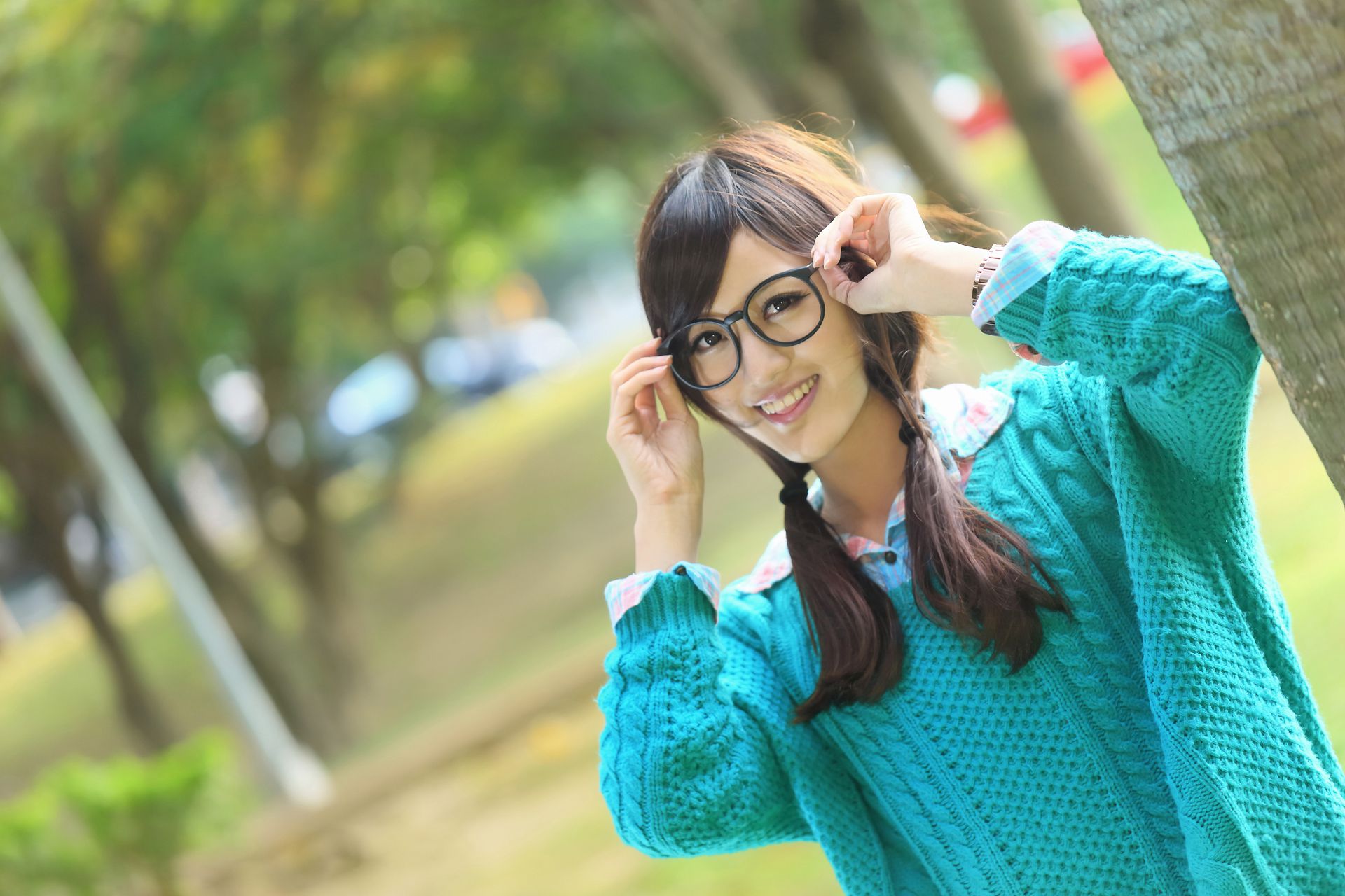 台湾美女鐘幸村/梁以辰《雙溪公園外拍》-图27