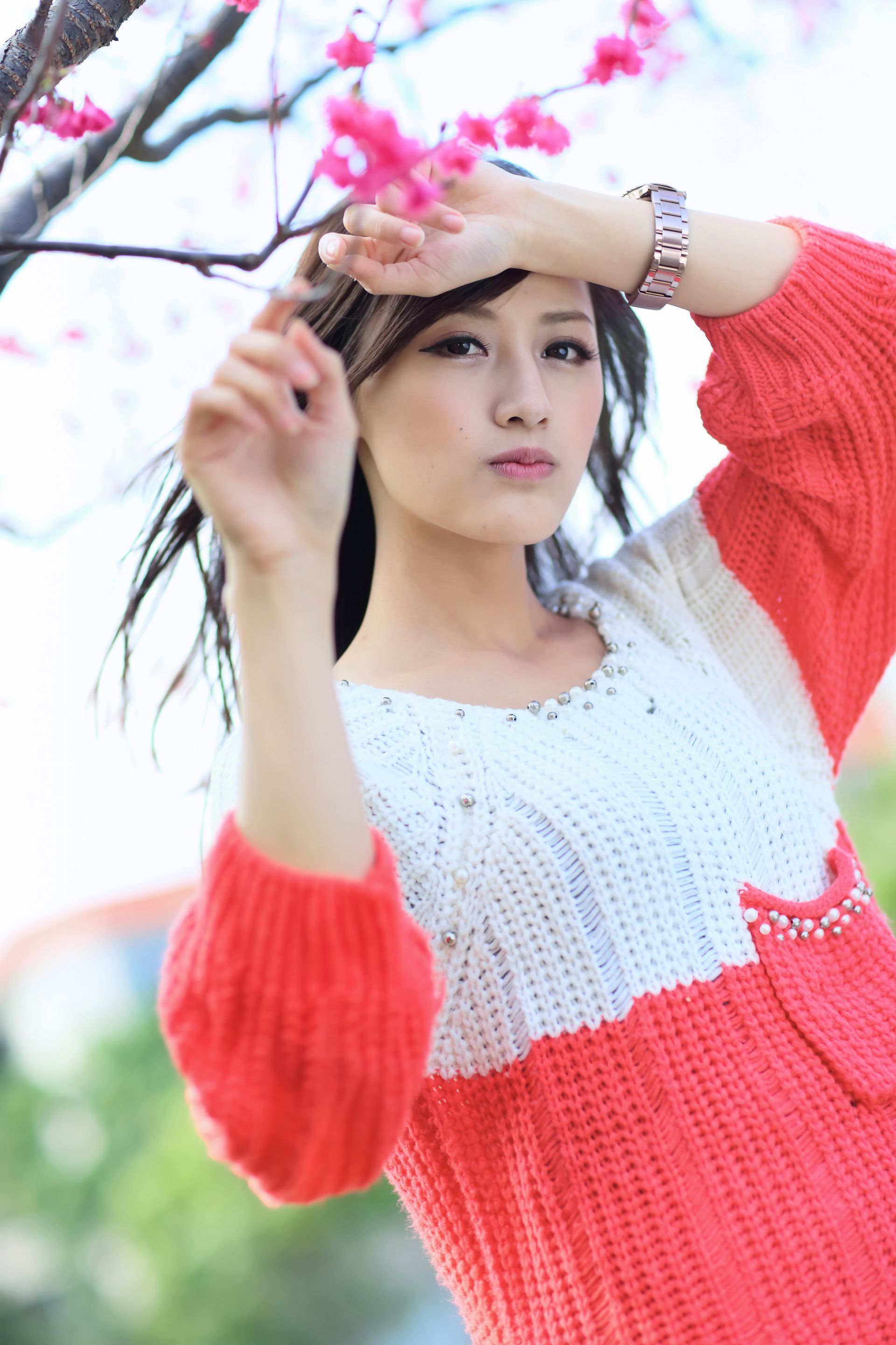 台湾美女鐘幸村/梁以辰《雙溪公園外拍》-图3