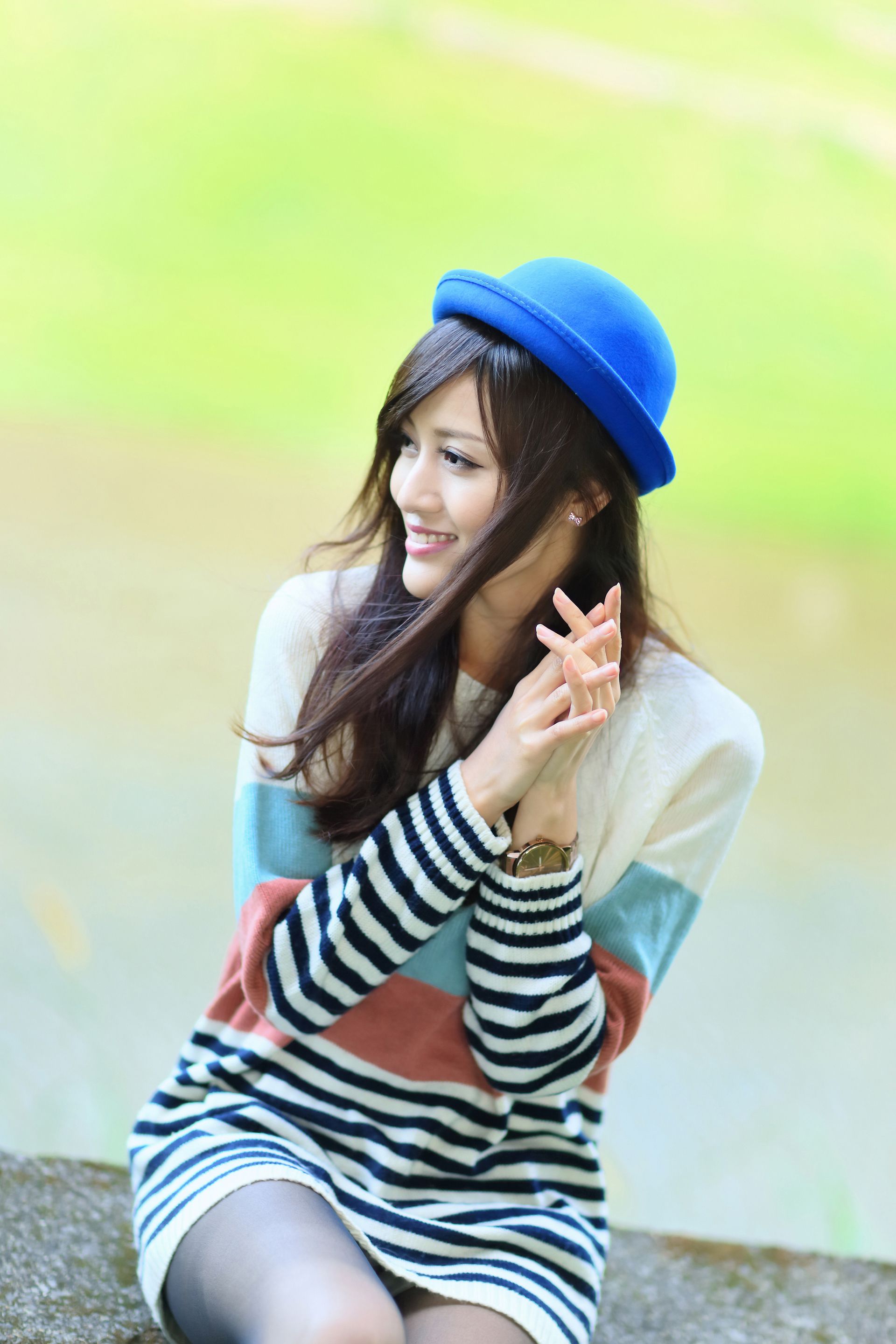 台湾美女鐘幸村/梁以辰《雙溪公園外拍》-图7