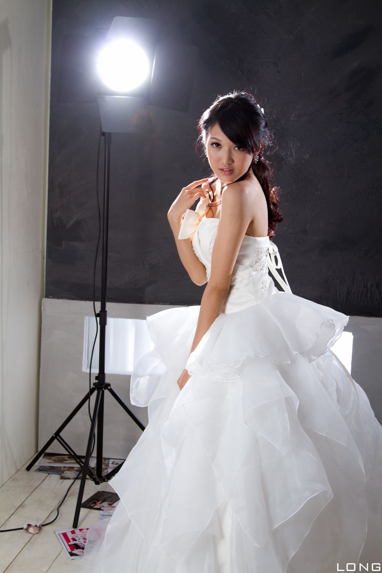 台湾美女模特陈玮廷Jill《婚紗之白》-图1