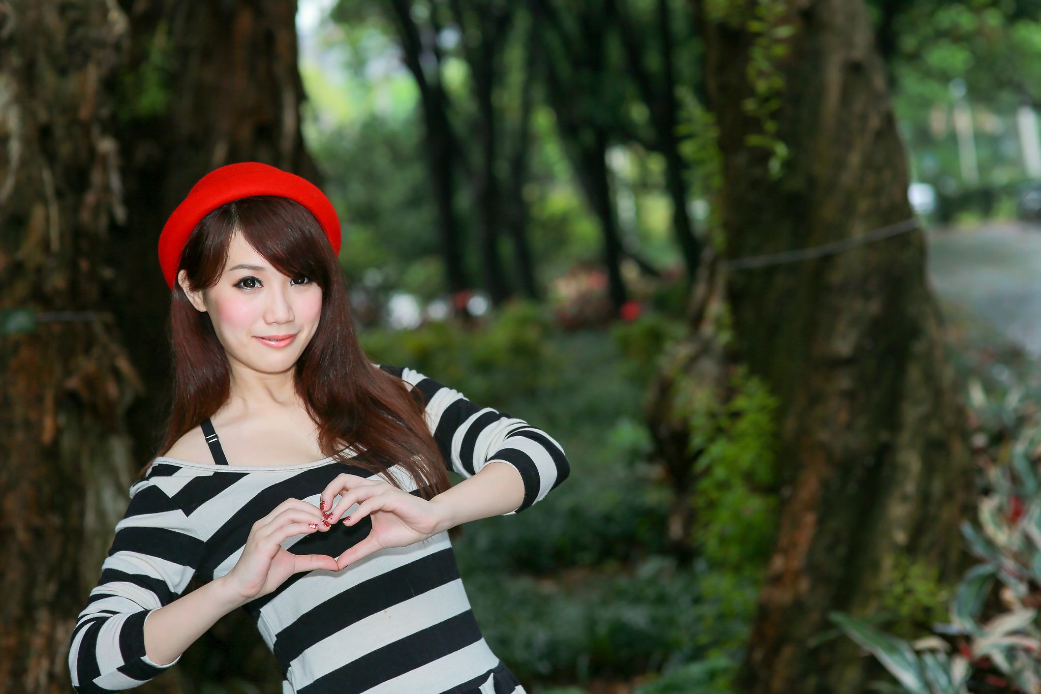 台湾正妹小容《甜美街拍图片》写真合集-图18