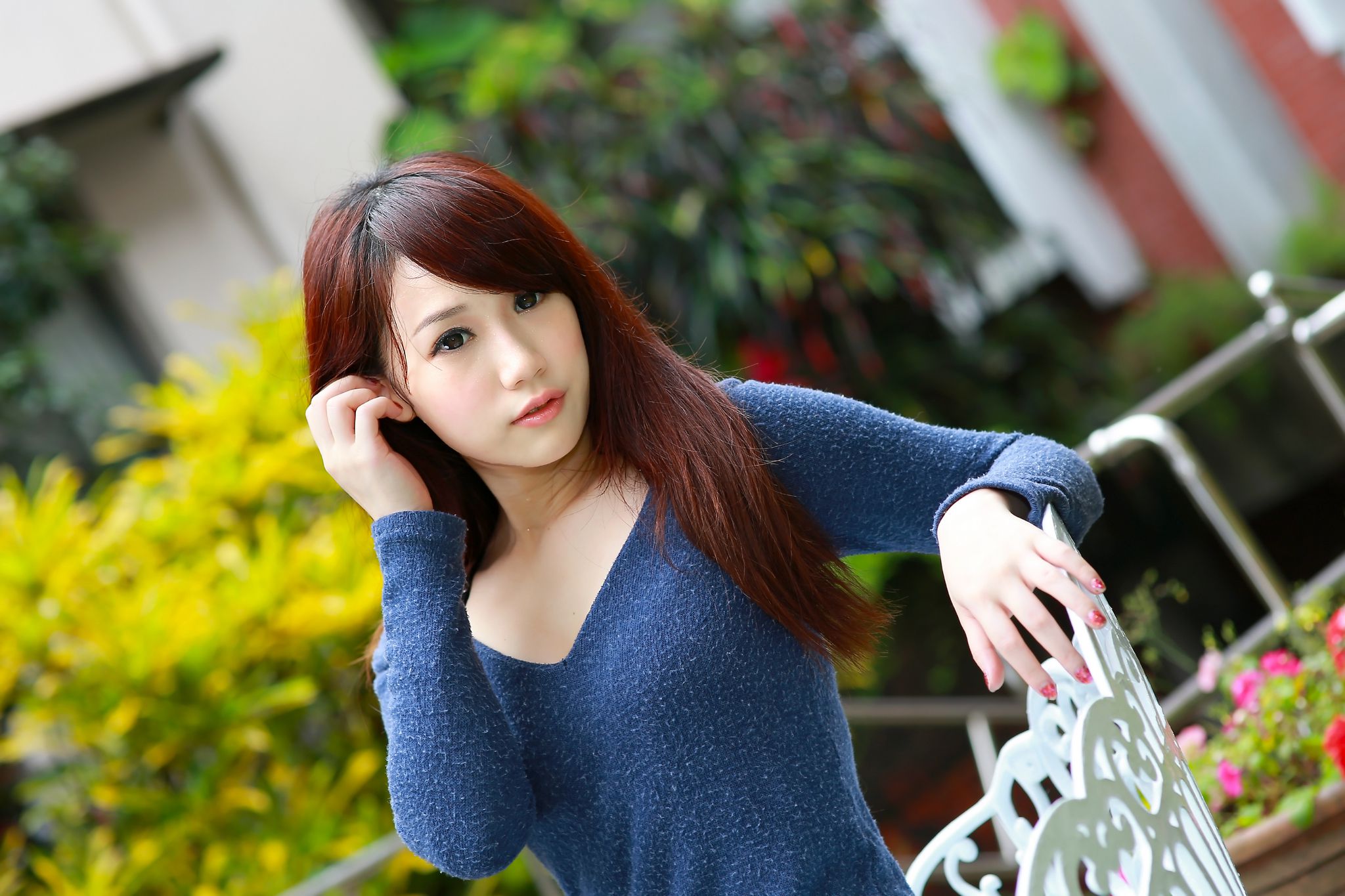 台湾正妹小容《甜美街拍图片》写真合集-图3