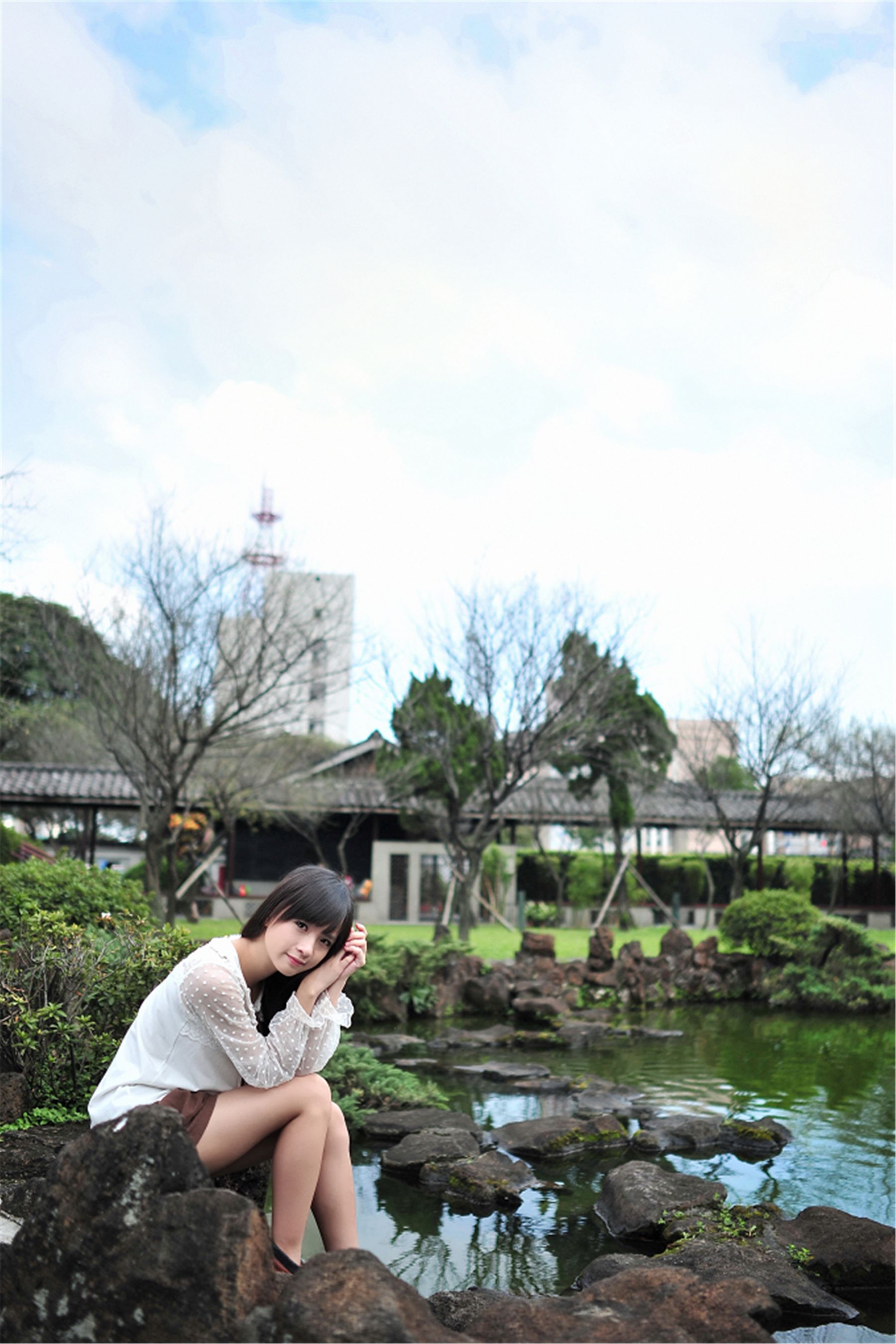 台湾美少女小敬(虞成敬)《逸仙公园外拍》-图16