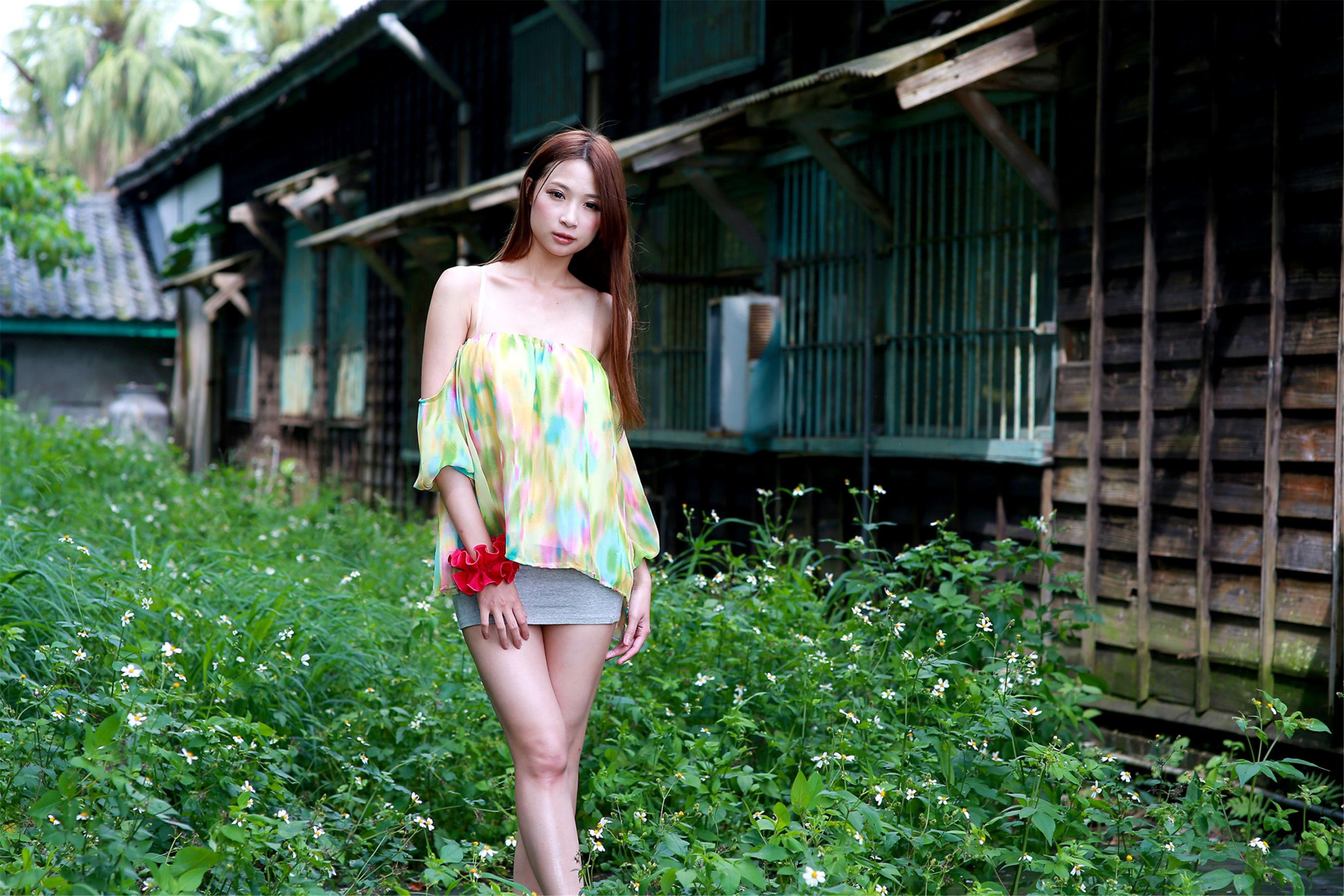 台湾妹子林小芭《春游踏青外拍》-图10