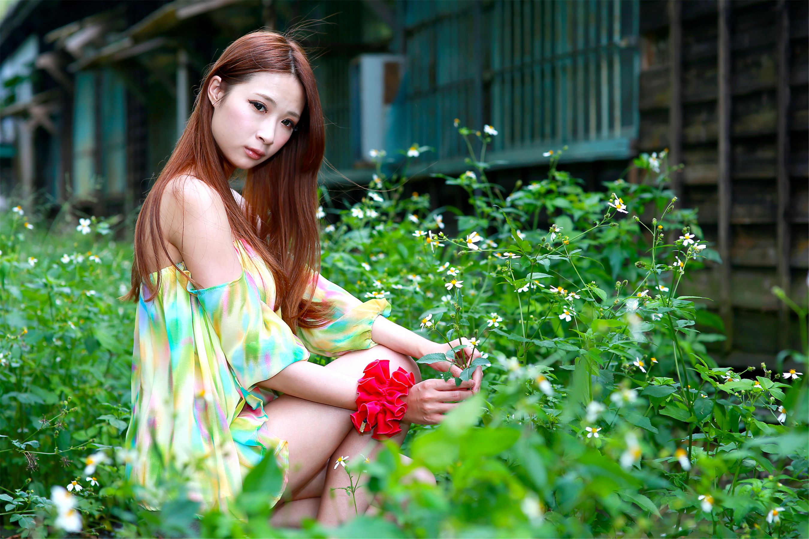 台湾妹子林小芭《春游踏青外拍》-图13