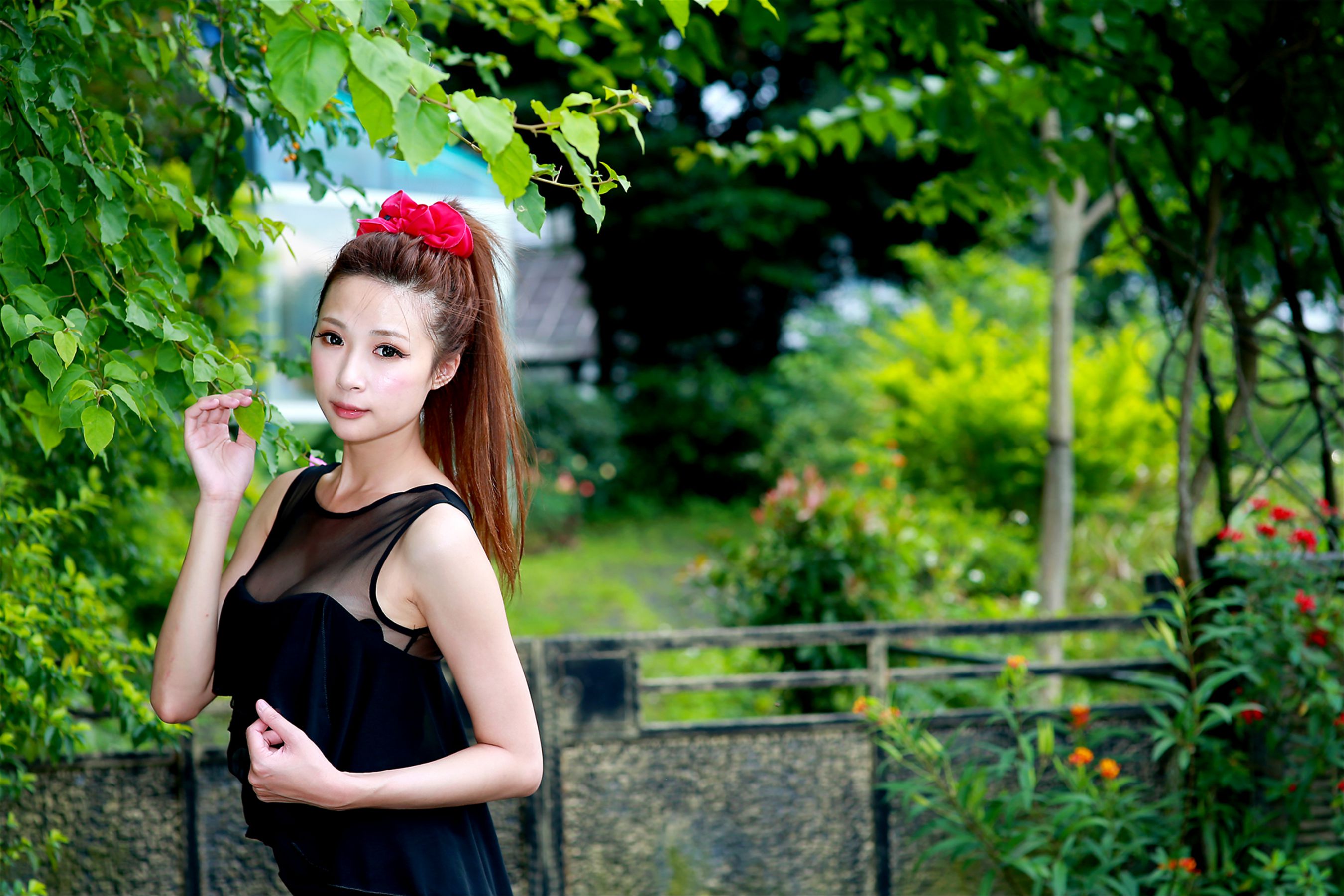 台湾妹子林小芭《春游踏青外拍》-图18