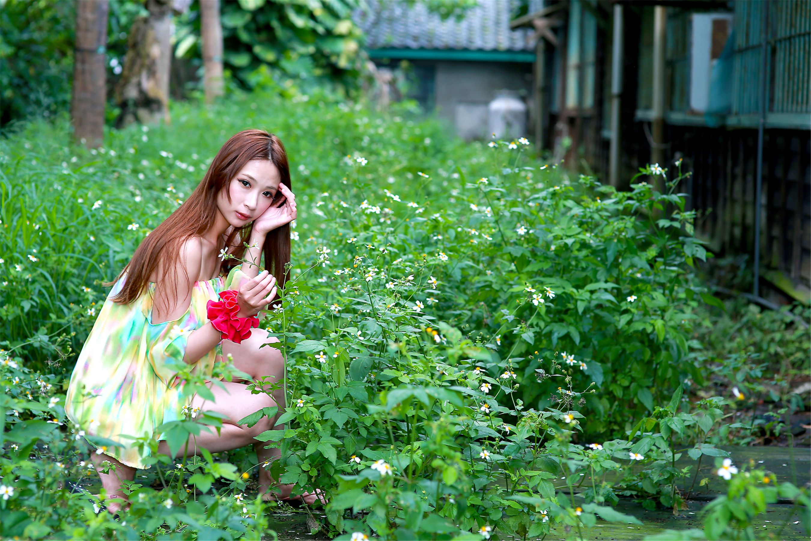 台湾妹子林小芭《春游踏青外拍》-图2