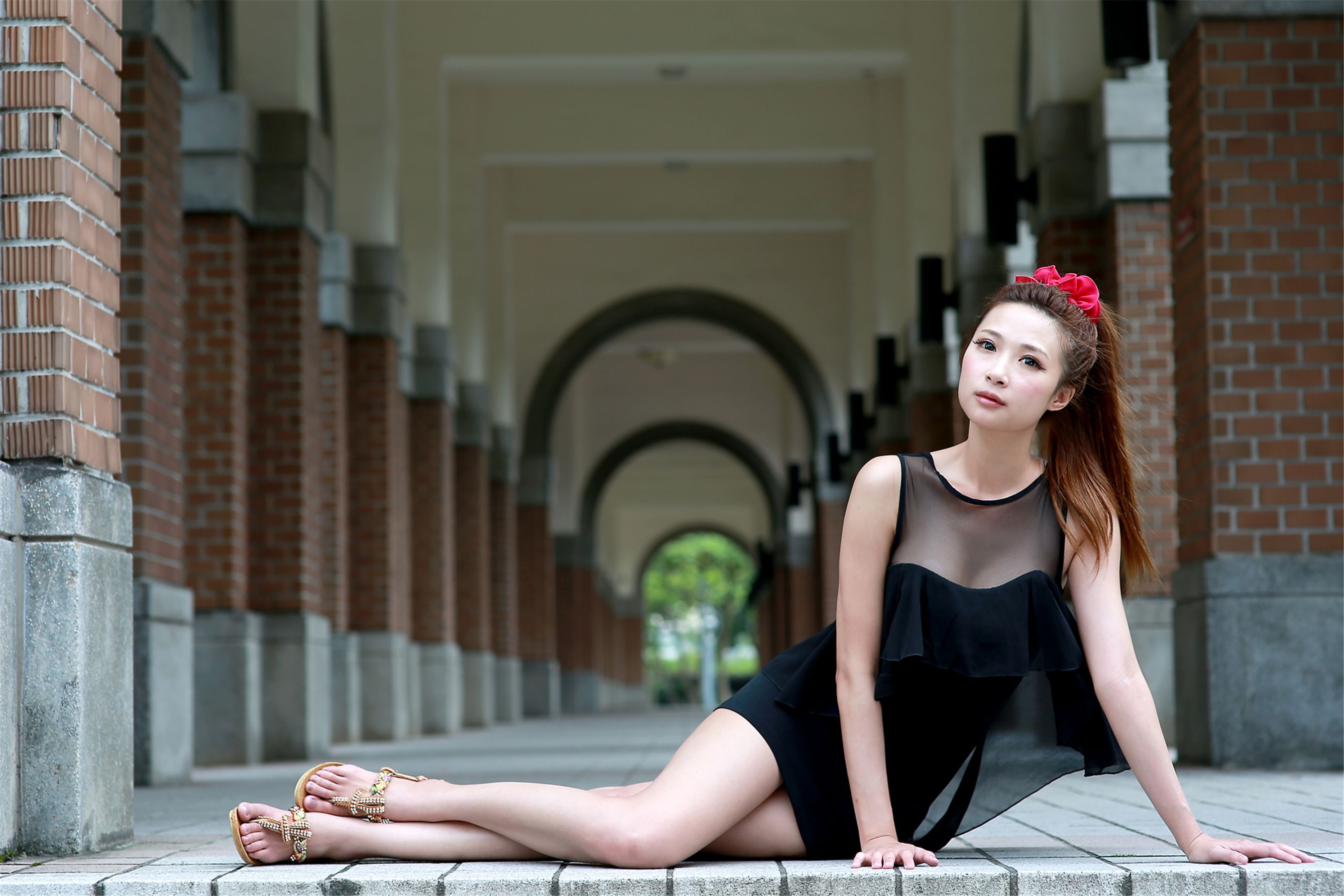 台湾妹子林小芭《春游踏青外拍》-图4