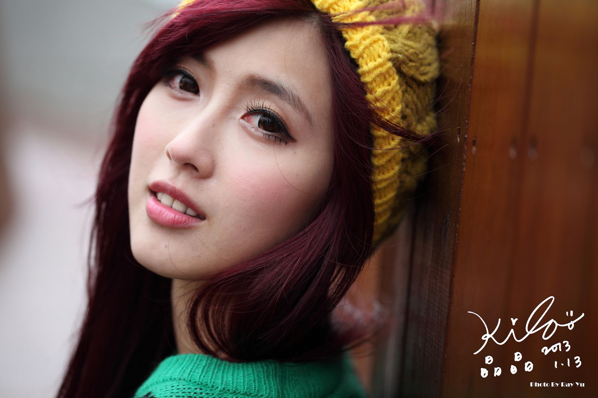 台湾模特廖挺伶/Kila晶晶《绿色长衣+长靴》街拍-图38