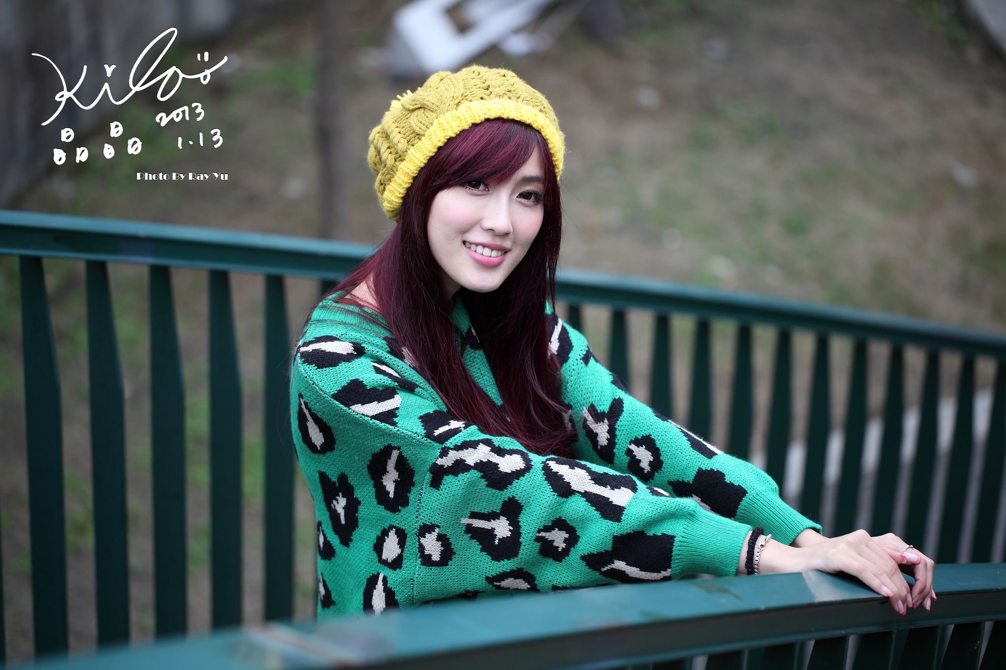 台湾模特廖挺伶/Kila晶晶《绿色长衣+长靴》街拍-图57
