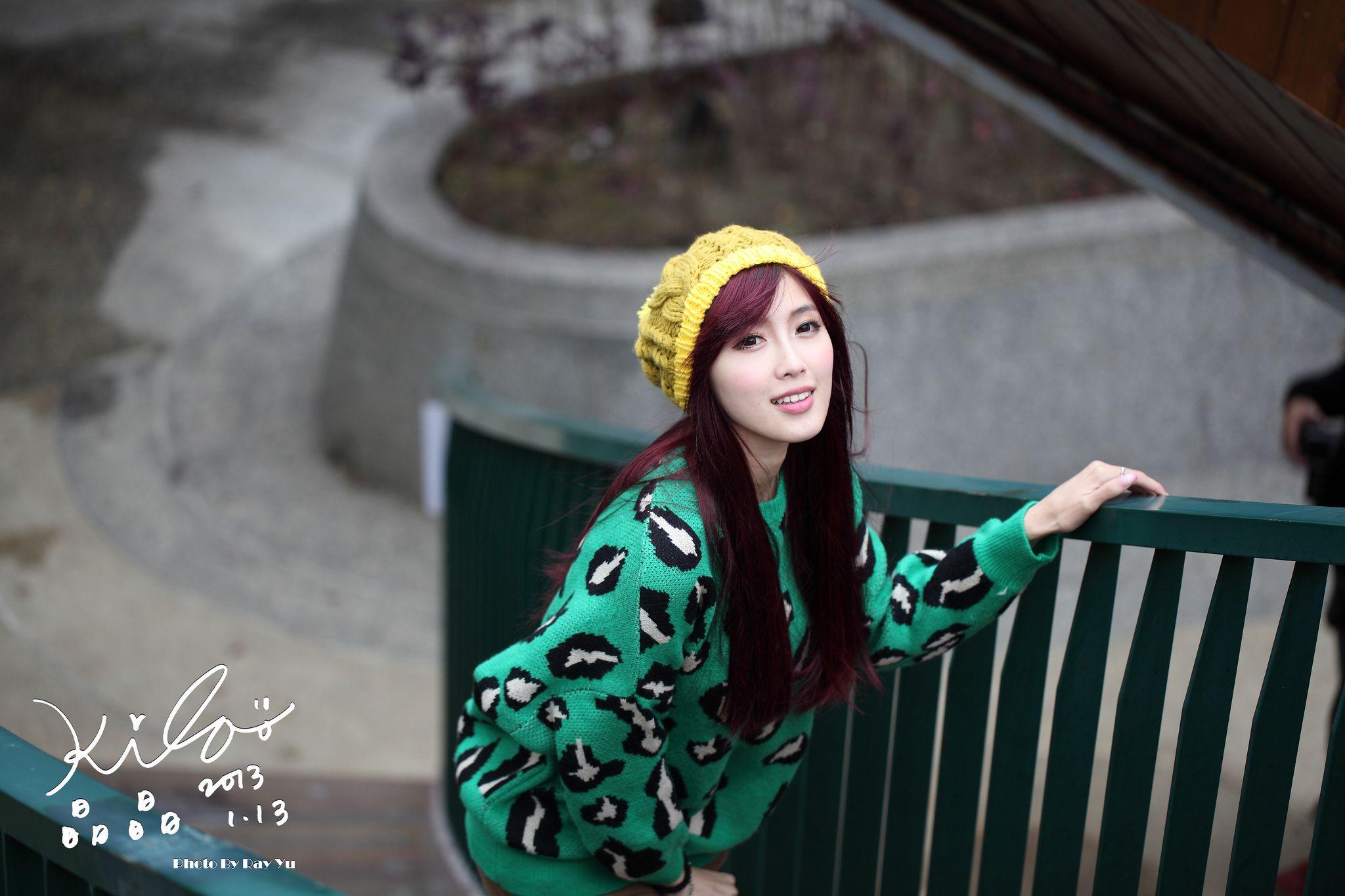 台湾模特廖挺伶/Kila晶晶《绿色长衣+长靴》街拍-图65