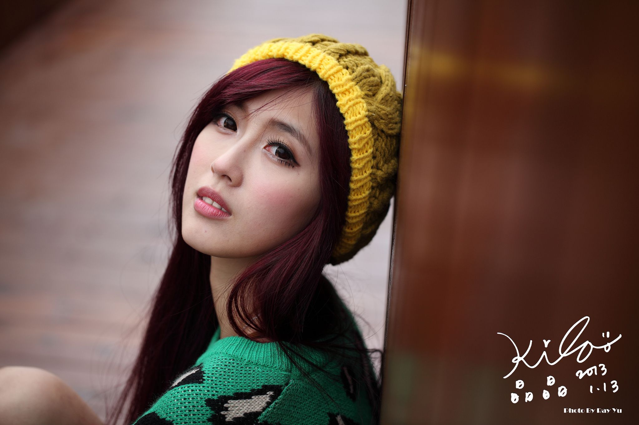 台湾模特廖挺伶/Kila晶晶《绿色长衣+长靴》街拍-图76