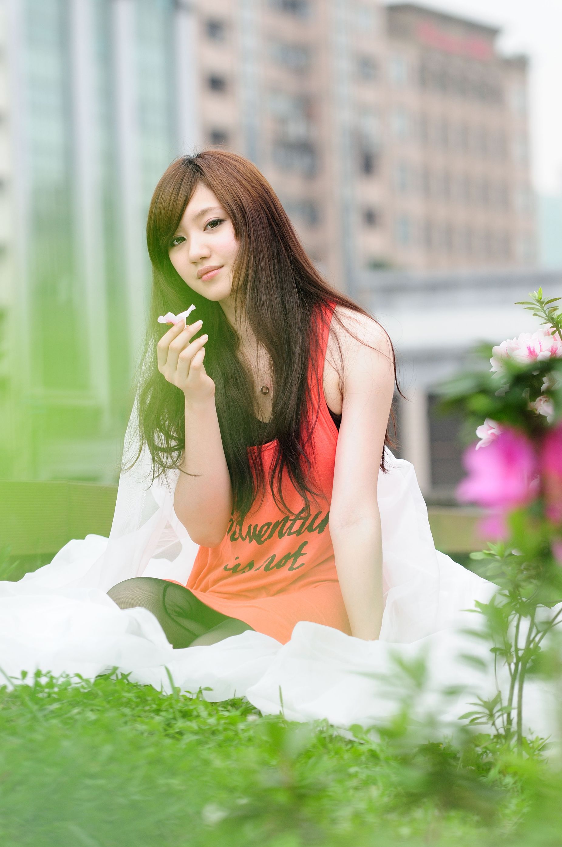 台湾美少女小雅《黑丝正妹街拍》-图17