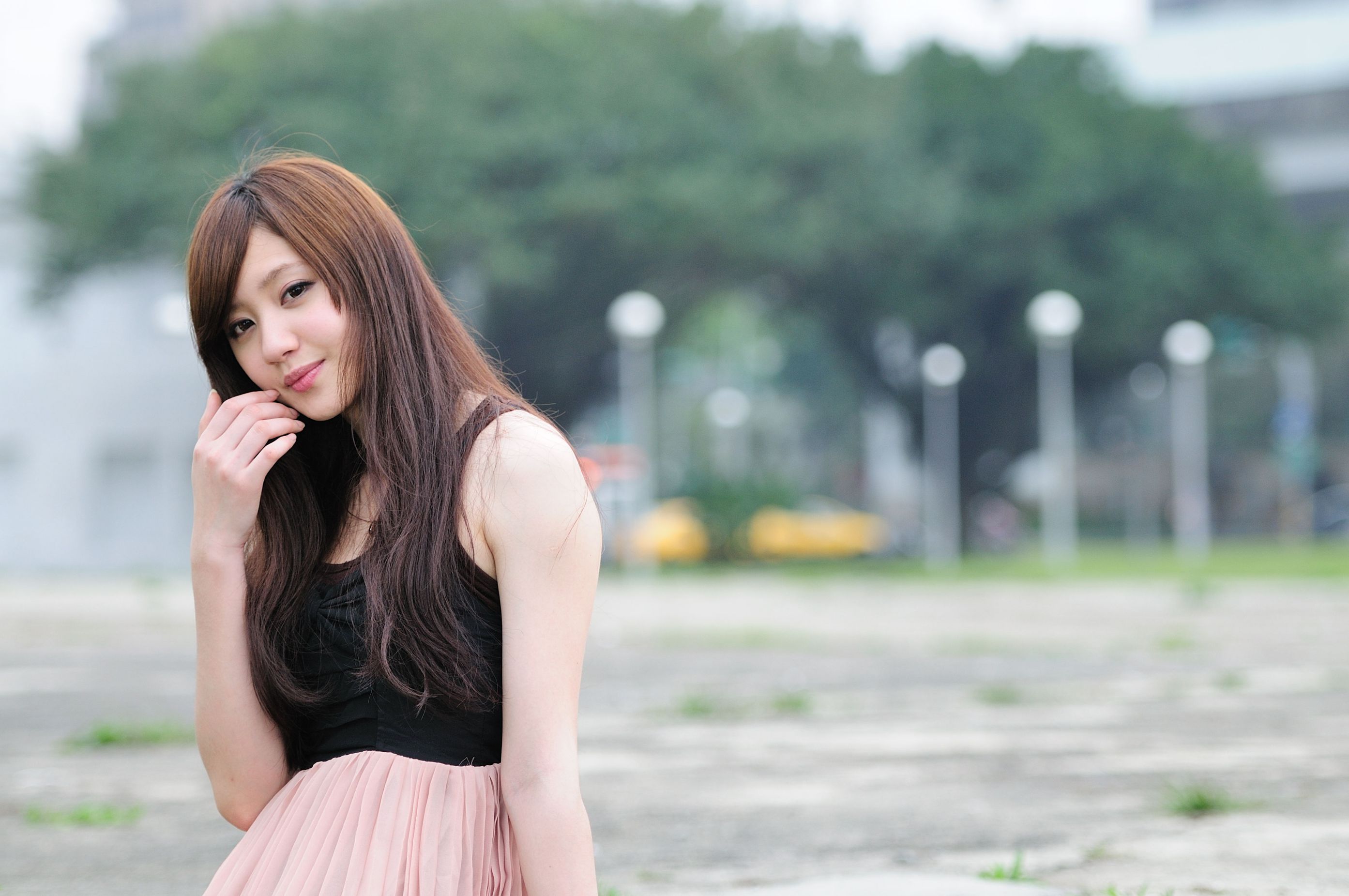 台湾美少女小雅《黑丝正妹街拍》-图28