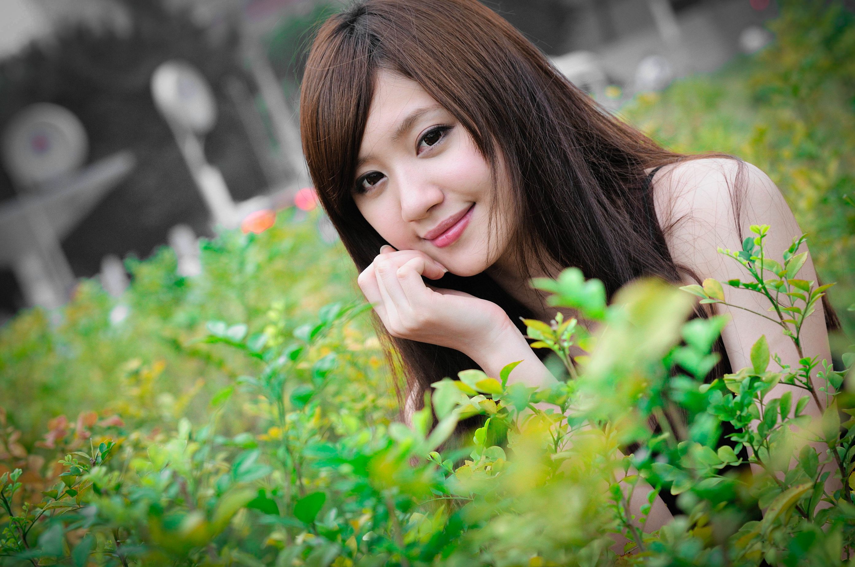 台湾美少女小雅《黑丝正妹街拍》-图32