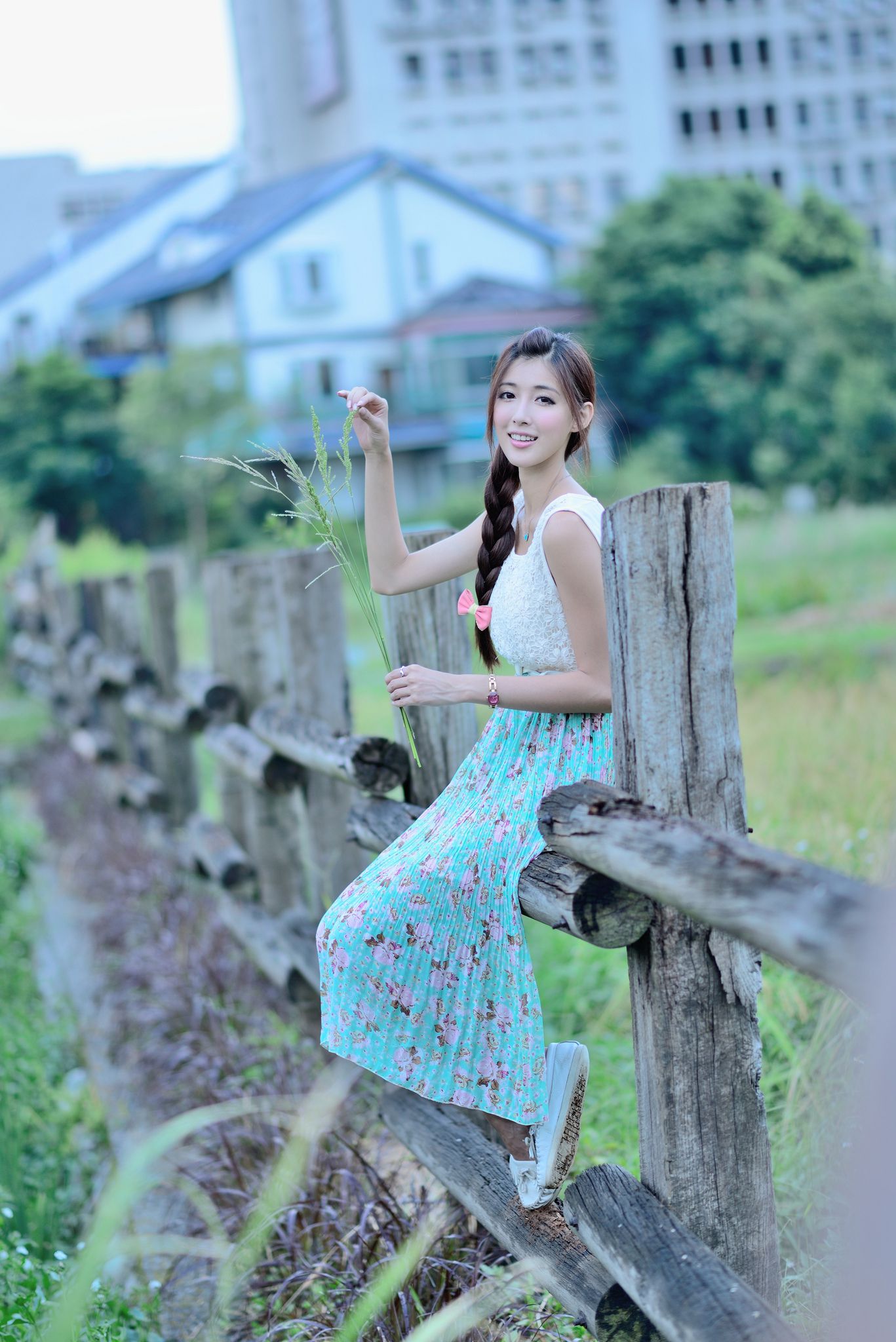 Kila晶晶/金允乔《小清新唯美长裙》外拍-图9