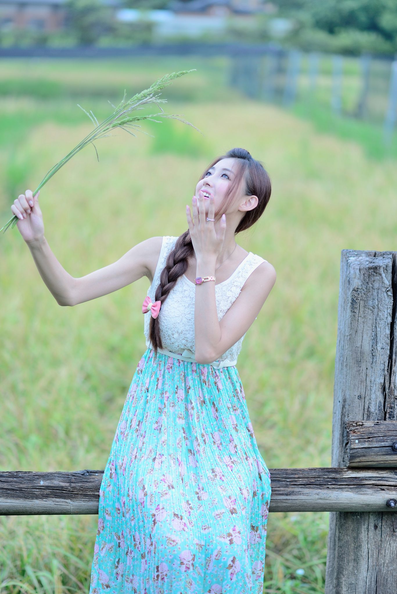 Kila晶晶/金允乔《小清新唯美长裙》外拍-图10