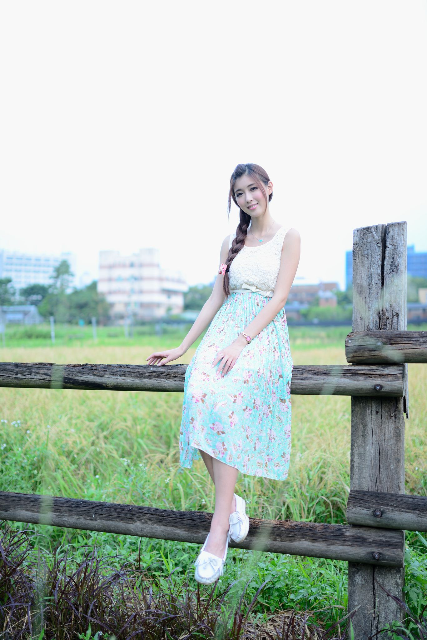 Kila晶晶/金允乔《小清新唯美长裙》外拍-图13