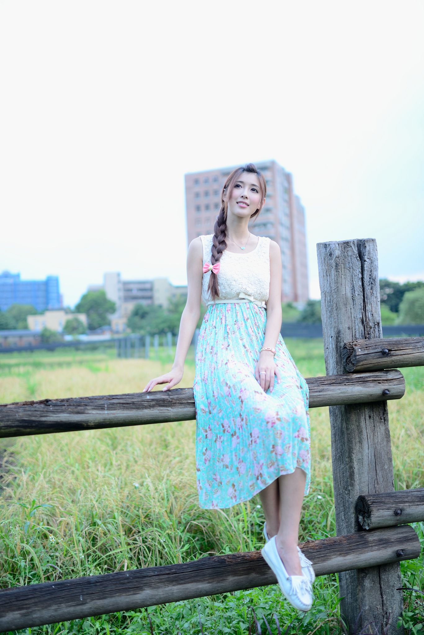 Kila晶晶/金允乔《小清新唯美长裙》外拍-图14