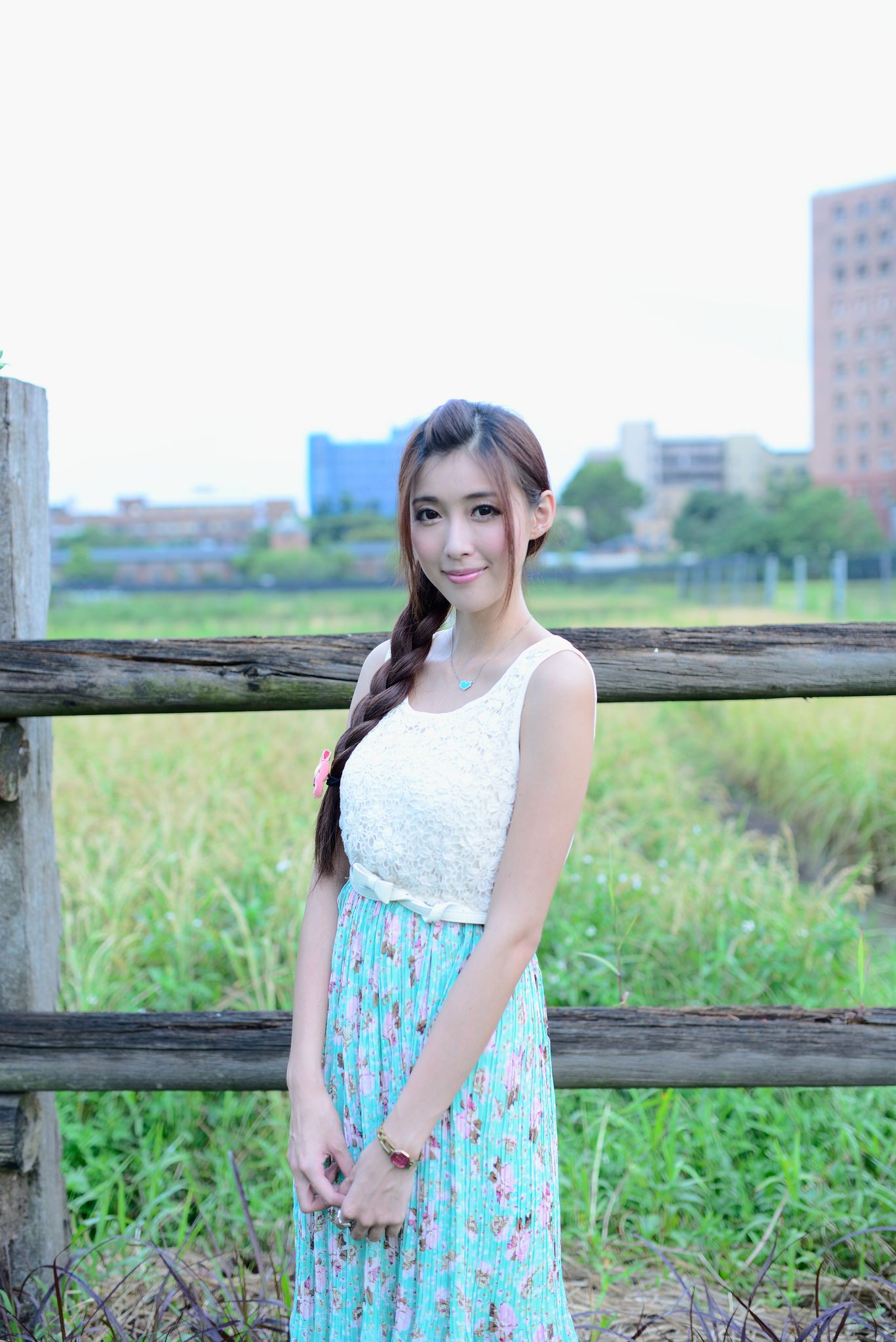 Kila晶晶/金允乔《小清新唯美长裙》外拍-图17