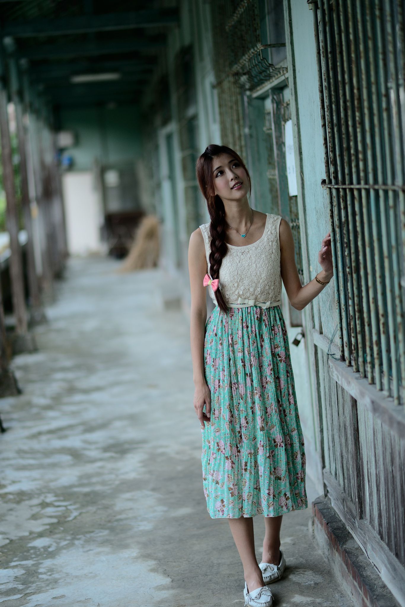 Kila晶晶/金允乔《小清新唯美长裙》外拍-图18