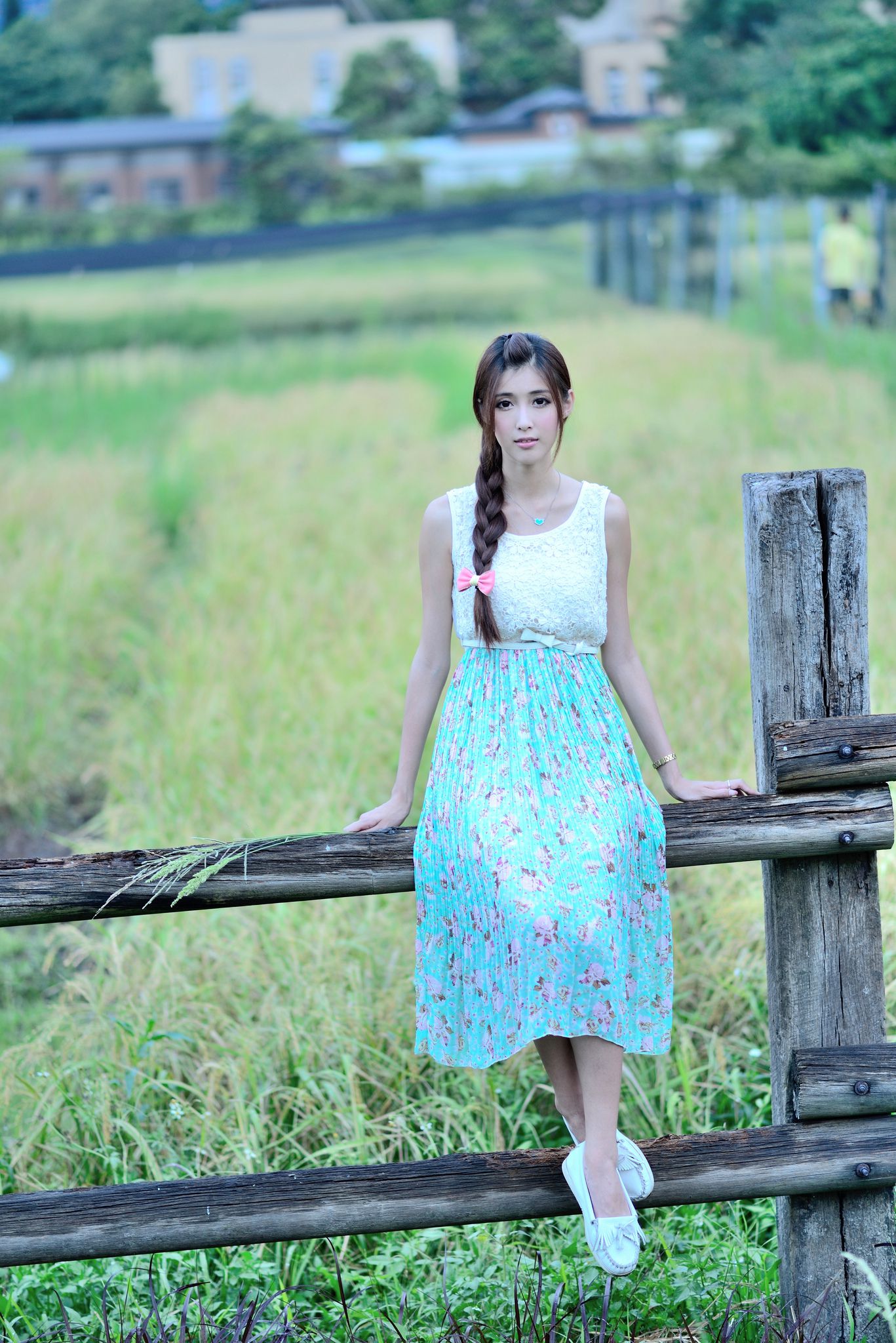 Kila晶晶/金允乔《小清新唯美长裙》外拍-图19