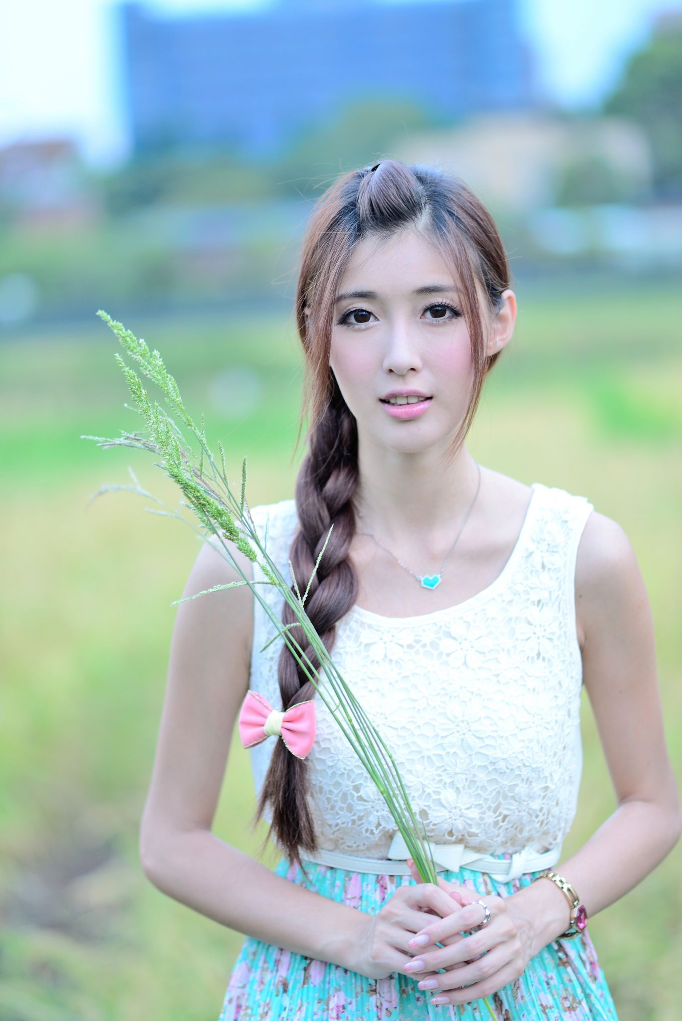 Kila晶晶/金允乔《小清新唯美长裙》外拍-图24