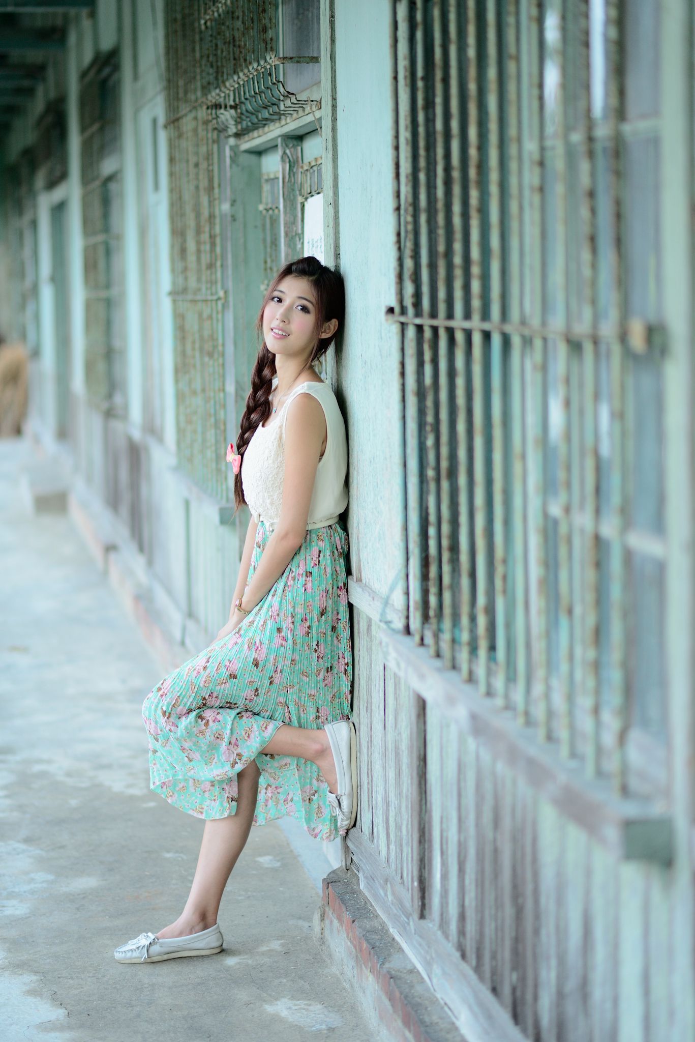 Kila晶晶/金允乔《小清新唯美长裙》外拍-图2