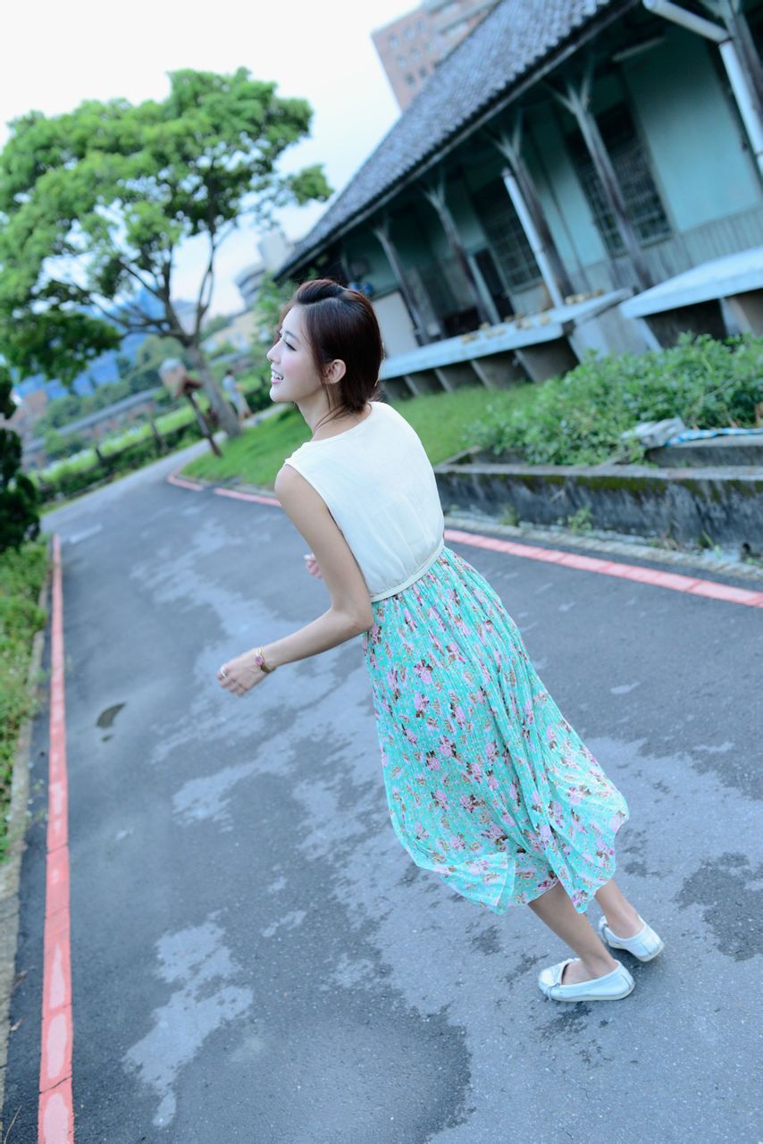 Kila晶晶/金允乔《小清新唯美长裙》外拍-图29