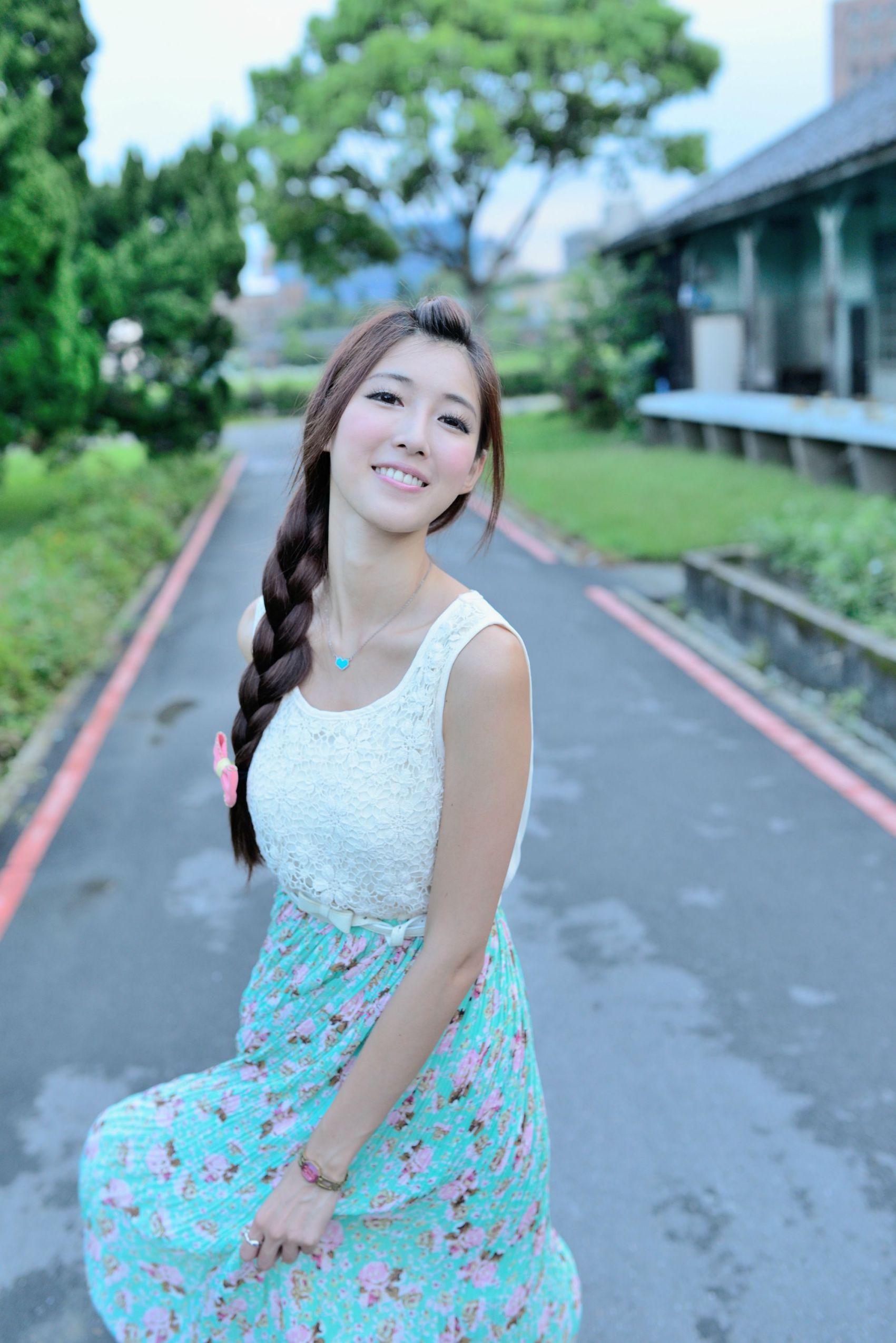 Kila晶晶/金允乔《小清新唯美长裙》外拍-图36